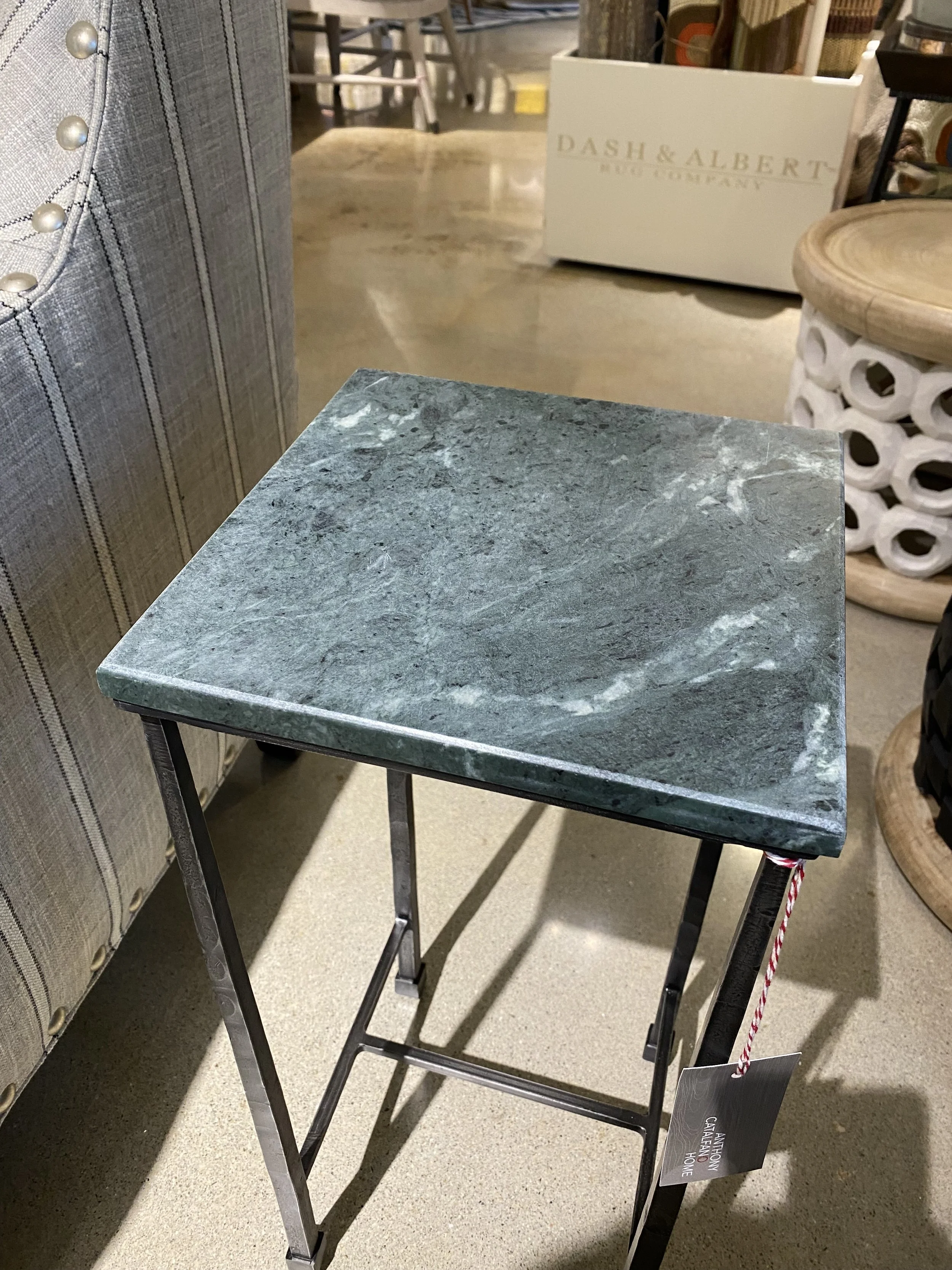 Green Marble Drink Table