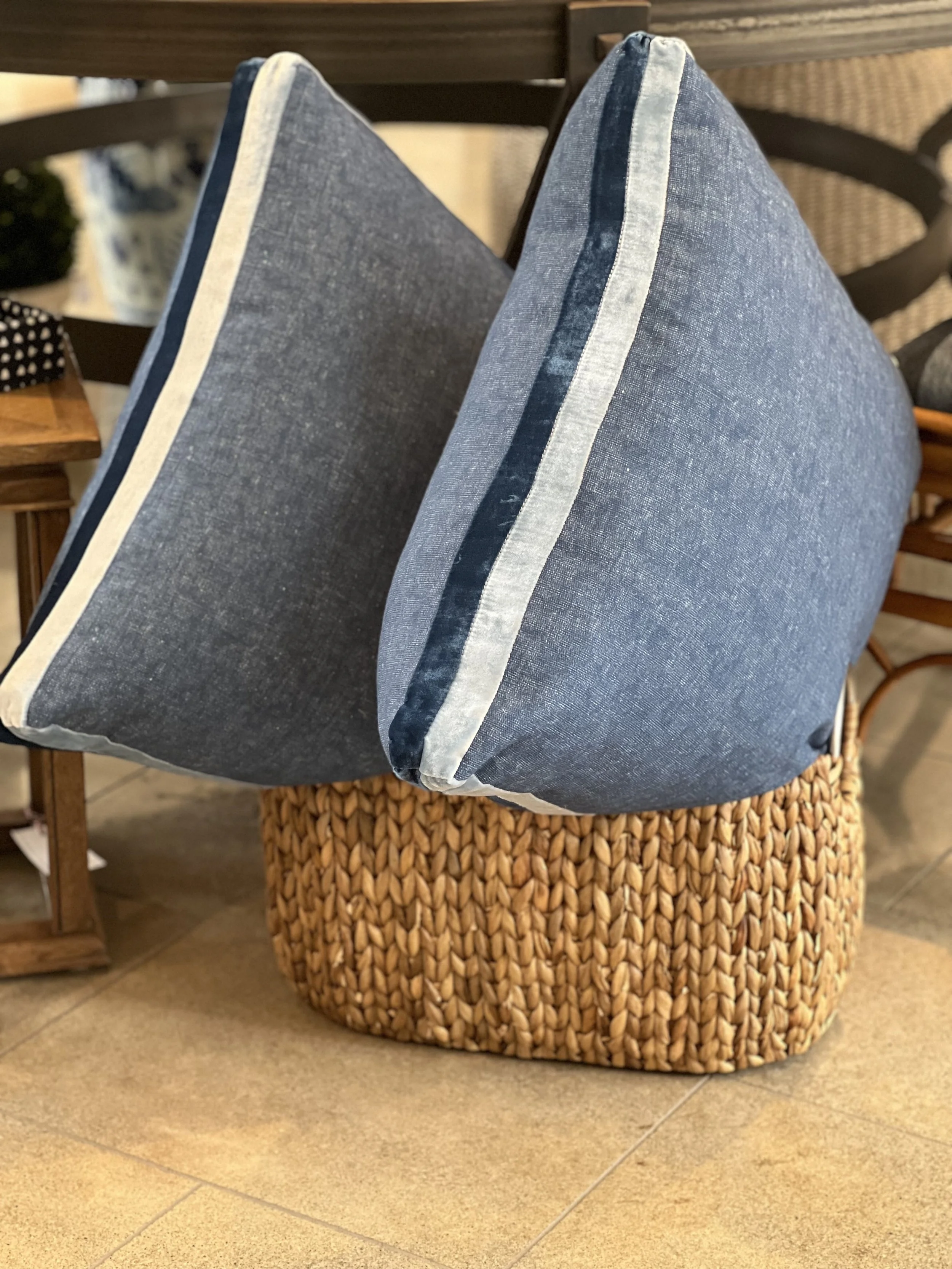 Denim Blue Pillows
