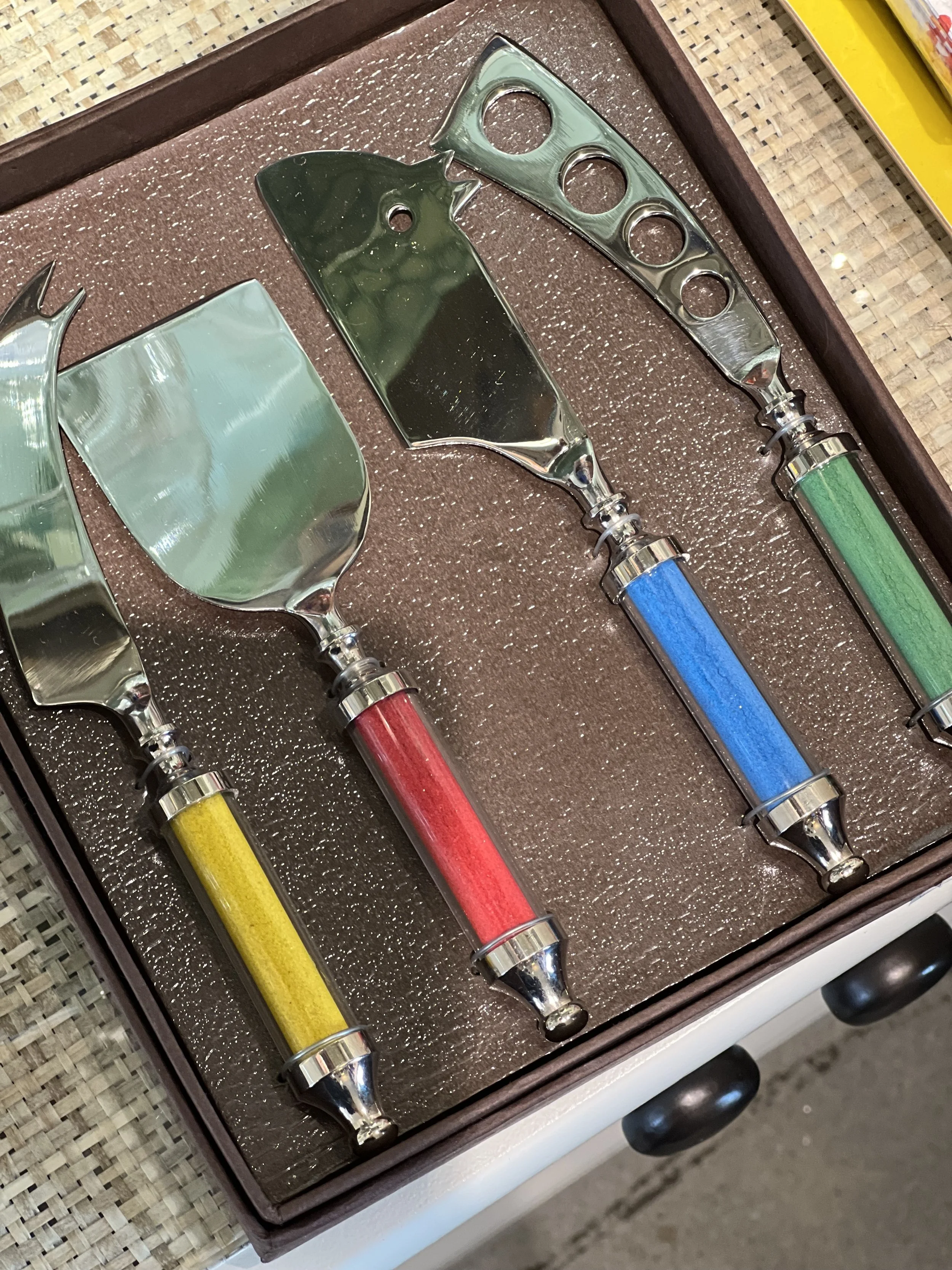 Colorful Cheese Knives