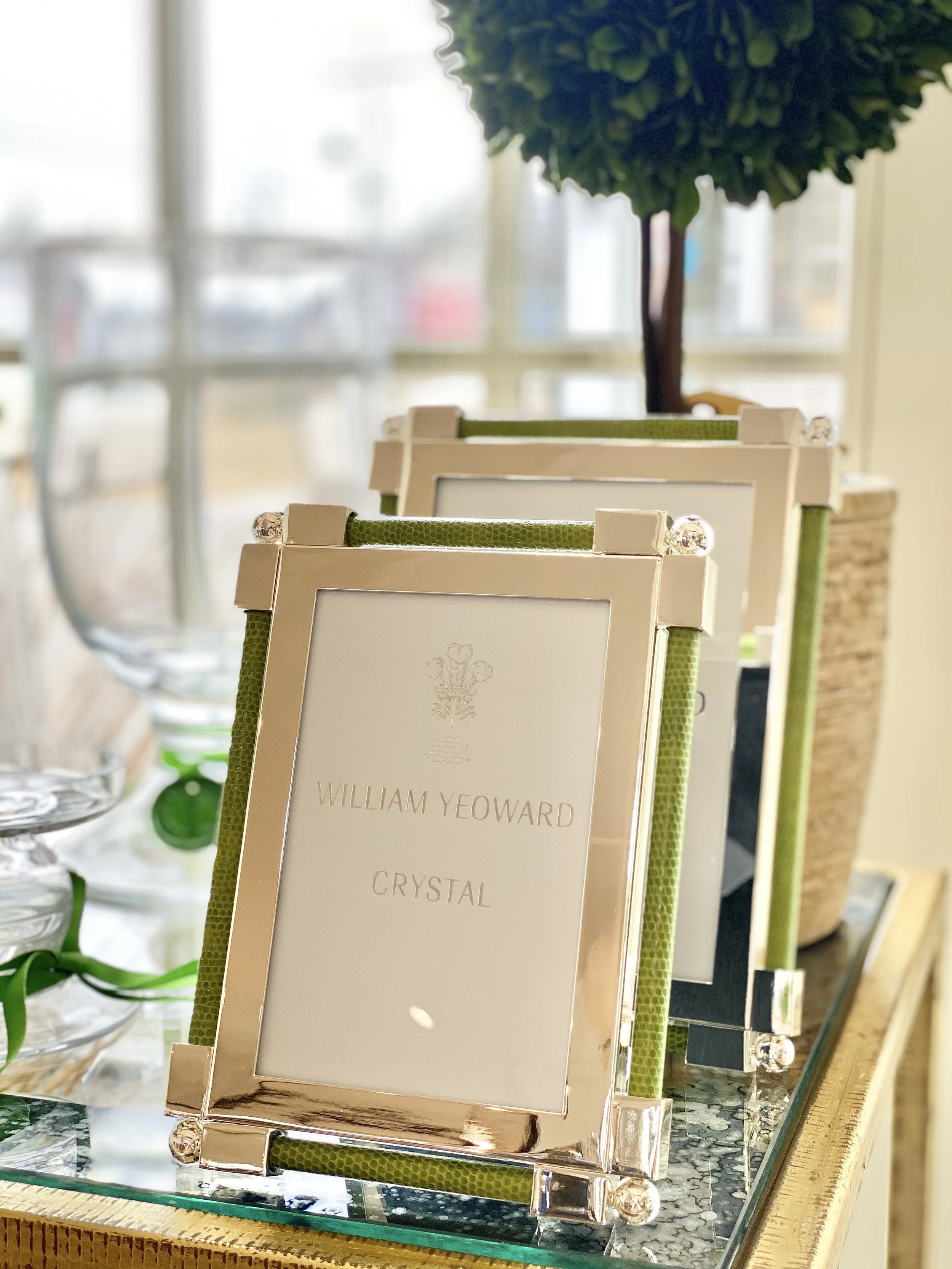 William Yeoward Picture Frames - Green