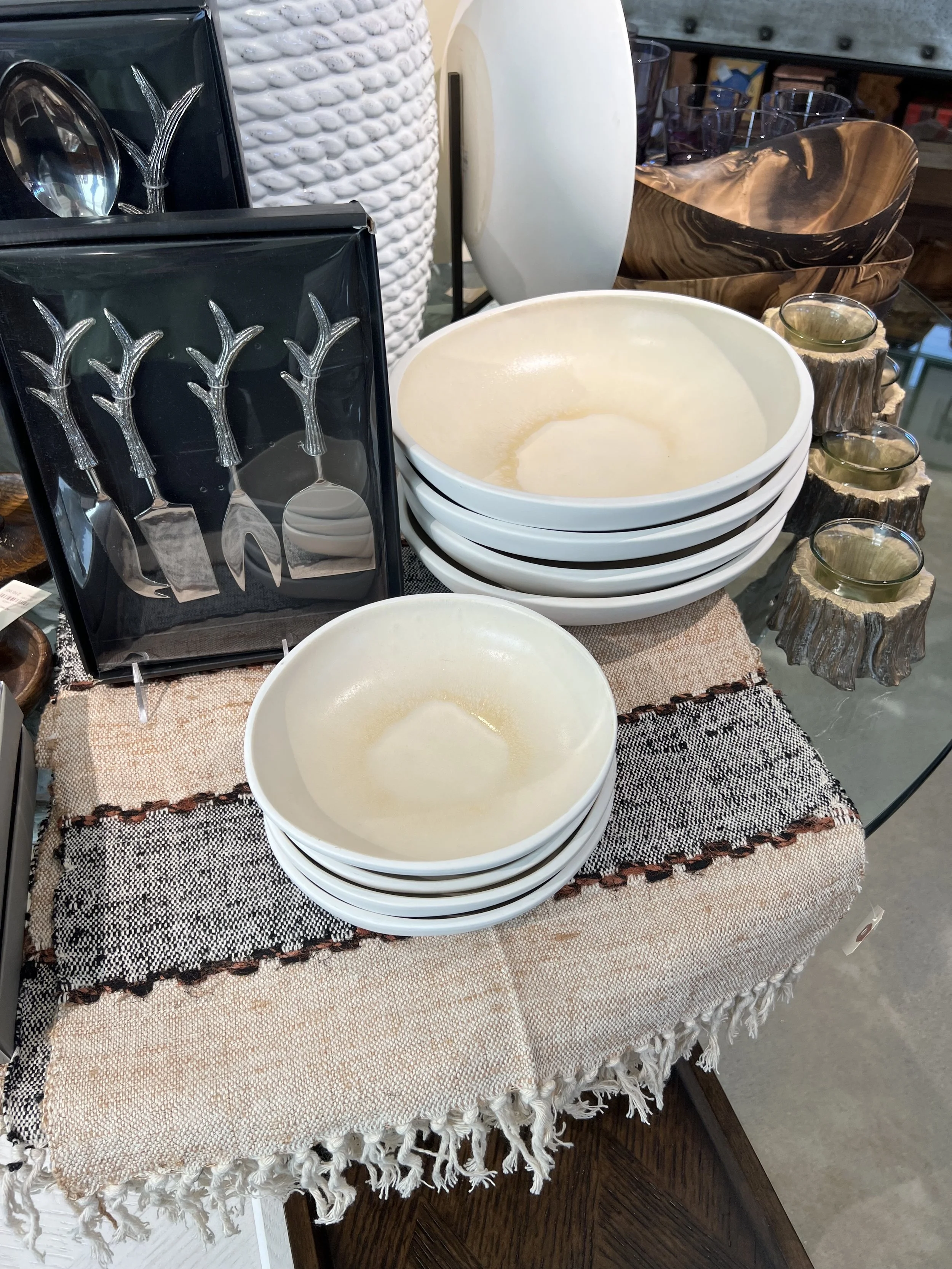 Cream Ceramic Bowls
