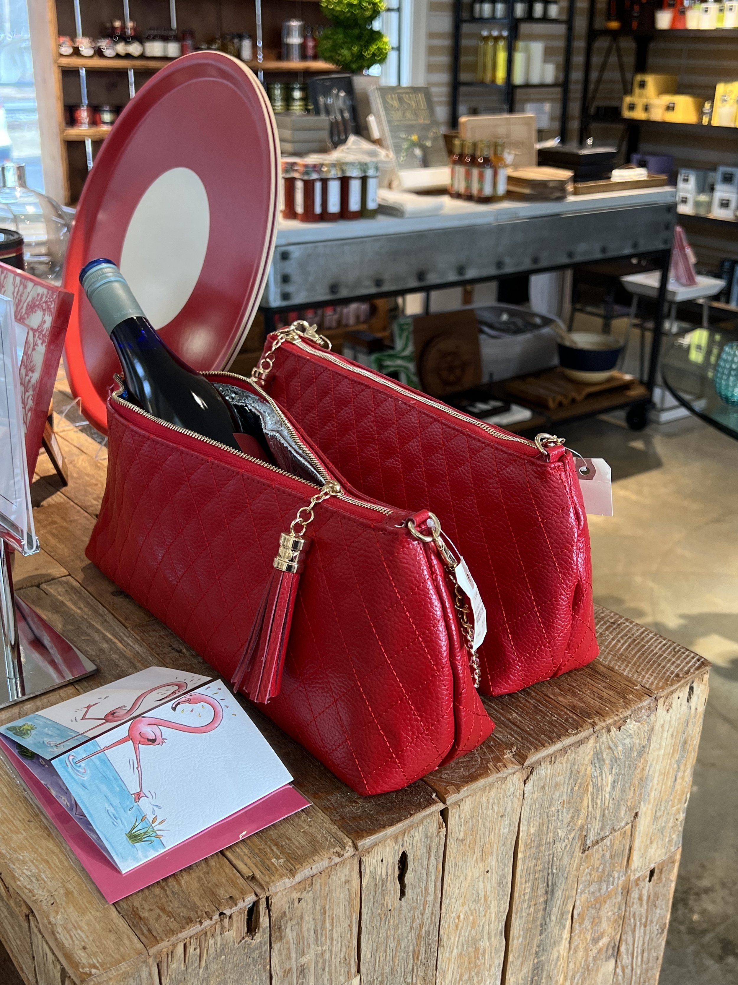 Insulated Wine Bottle Purse