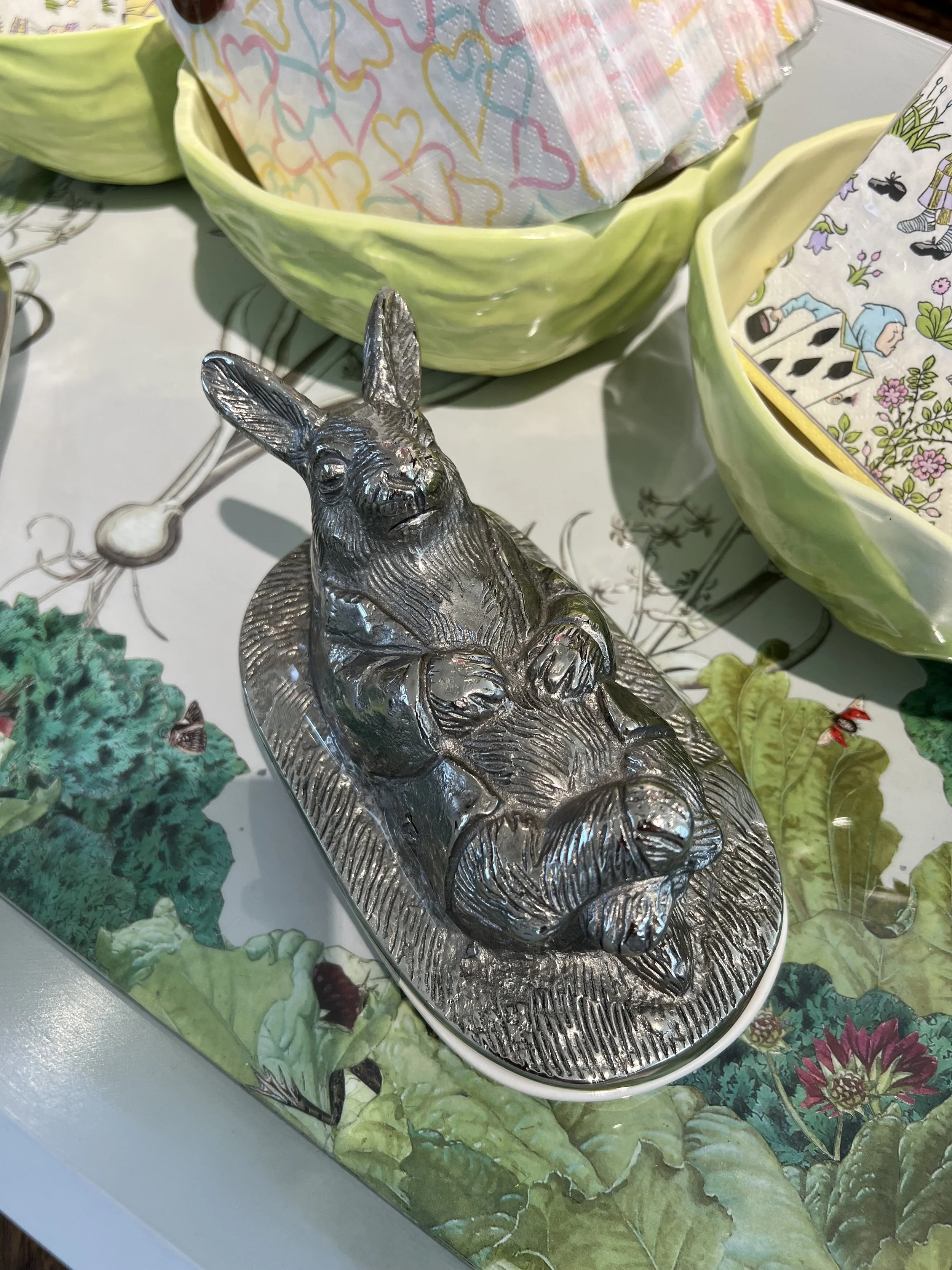 Rabbit Butter Dish