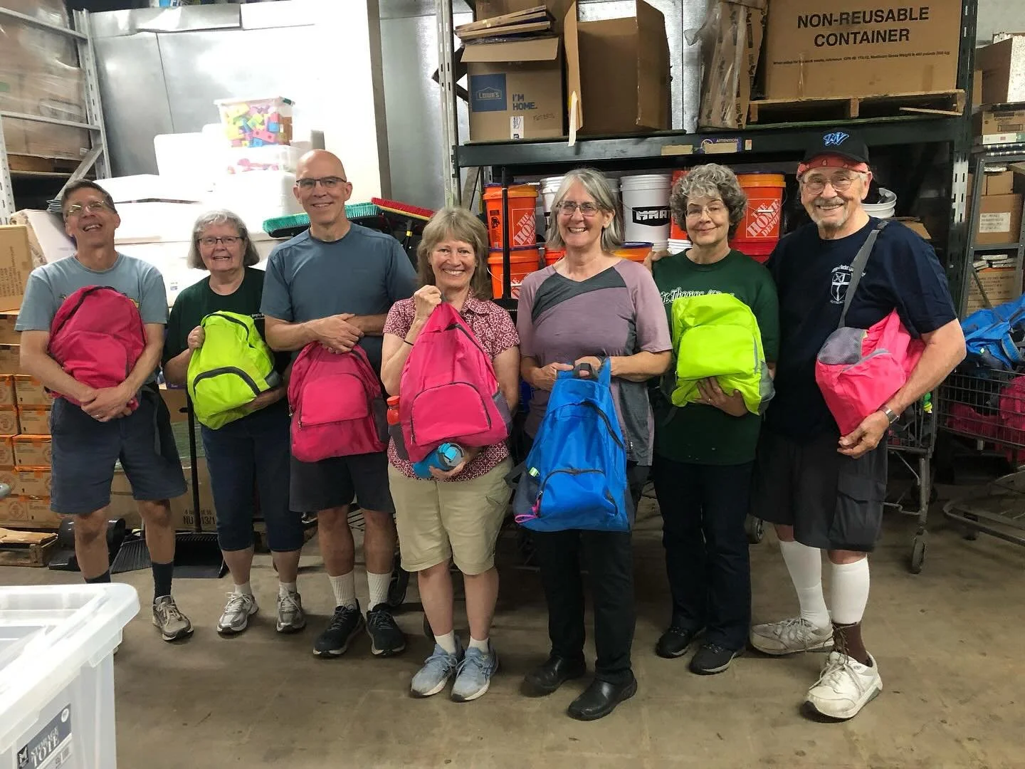 Several parishioners from St. Thomas a Becket are currently on the Highland Educational Project mission trip: Andrew Nicely, J. Aultman-Moore, Ginny Aultman-Moore, Grace Ayscue, John Taylor, Aurie Acciavatti, Jeff Fedan, and Kathy Fedan. Monday they