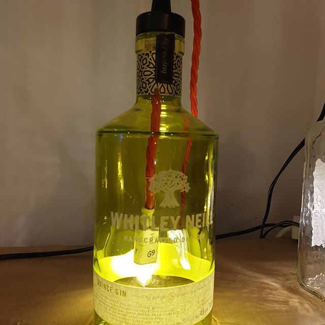 Bespoke lighting for sale 
#homemade #bespoke #gin #reclaimed #lighting #disarano