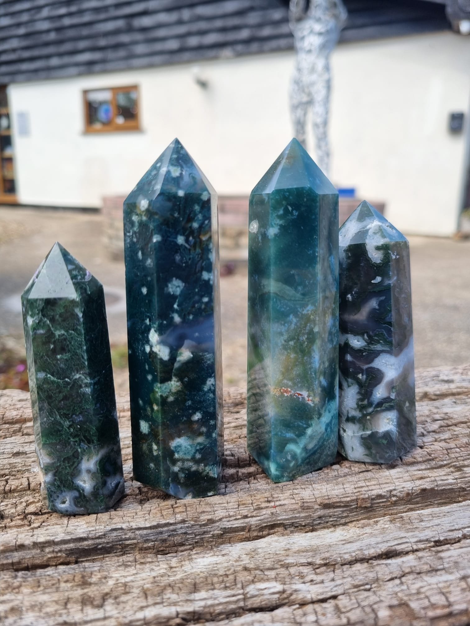 Moss Agate Points
