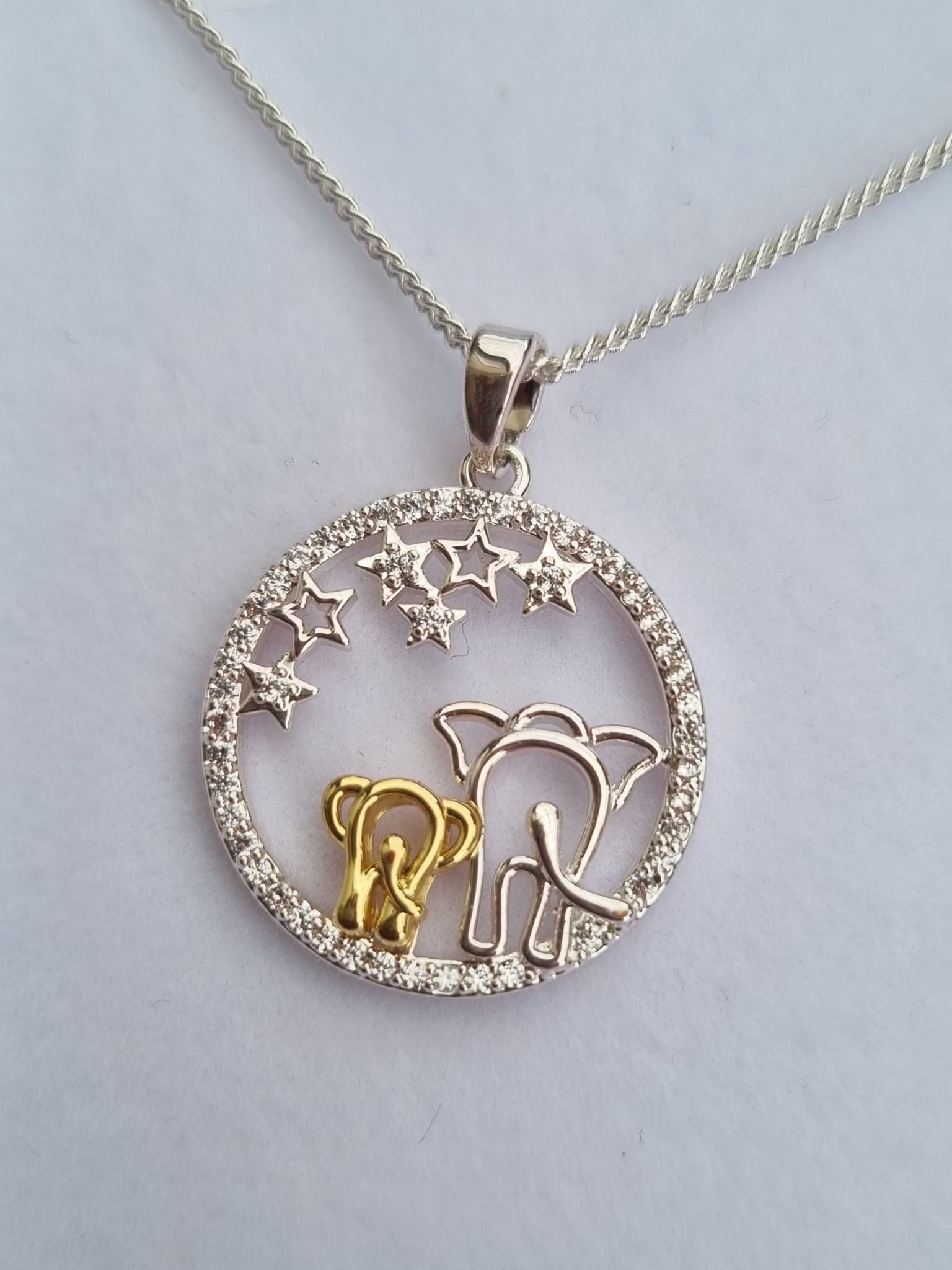 Elephants Necklace