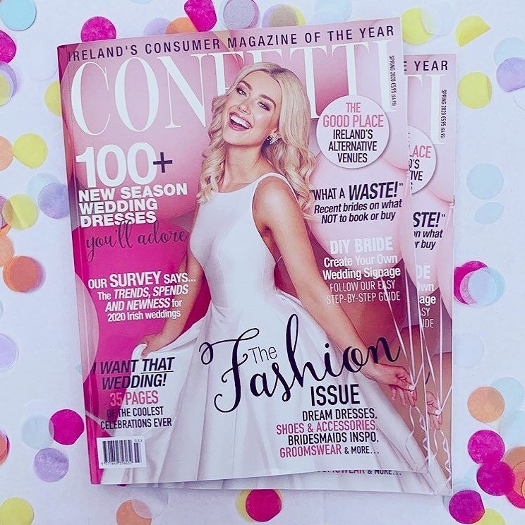 Featured in Confetti Magazine Spring 2020 issue
