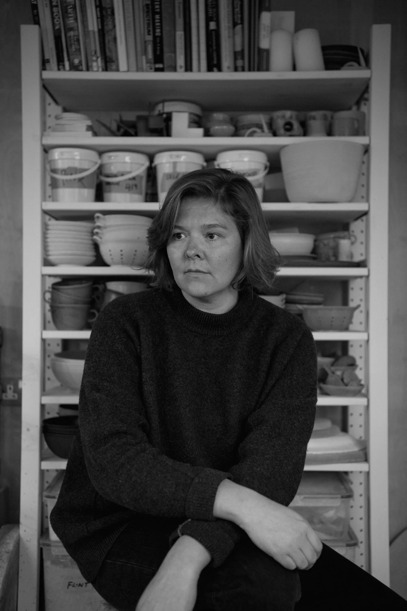 Carla in her sheffield studio