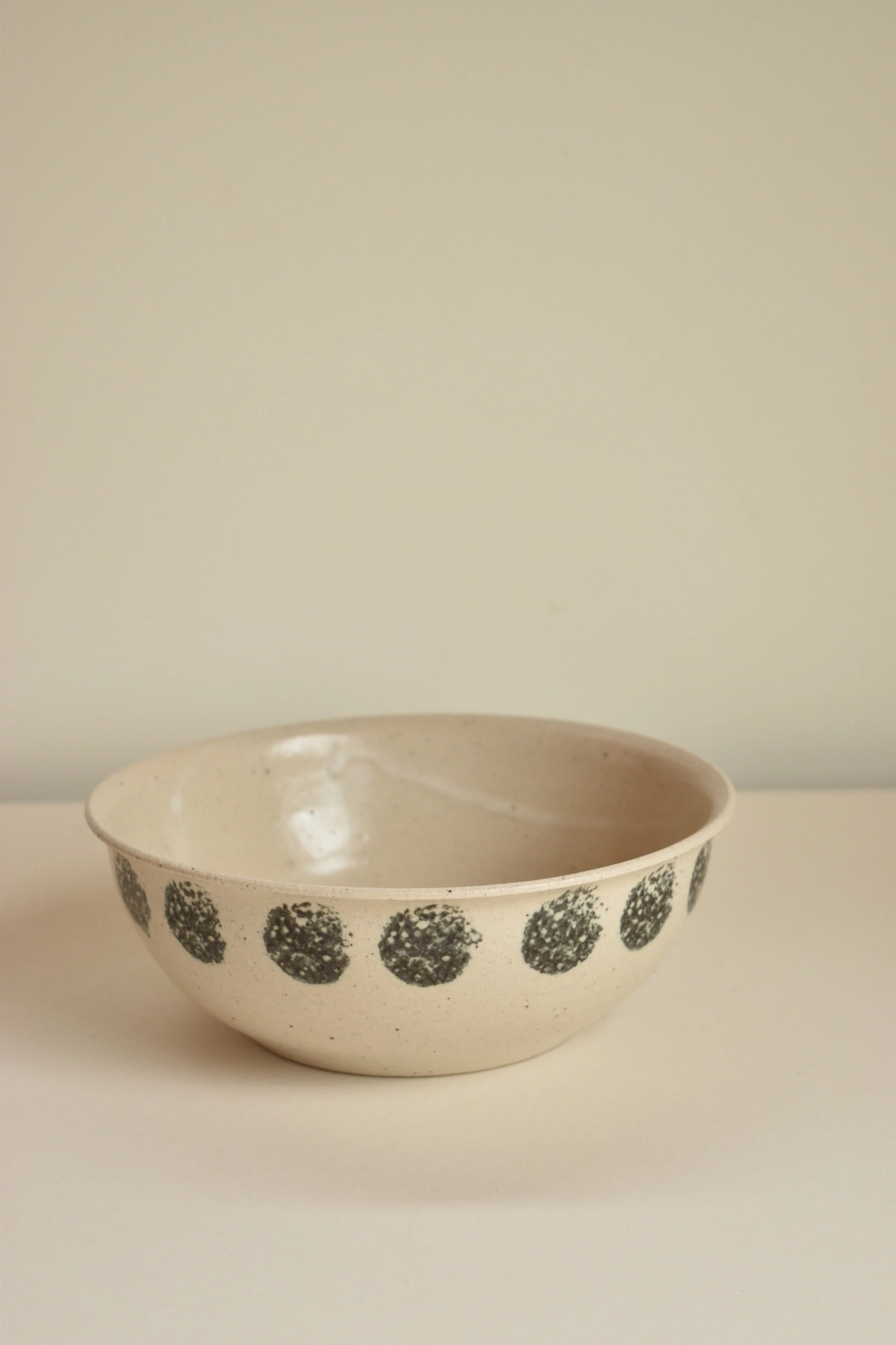 32 - Bowl - Clear black spots