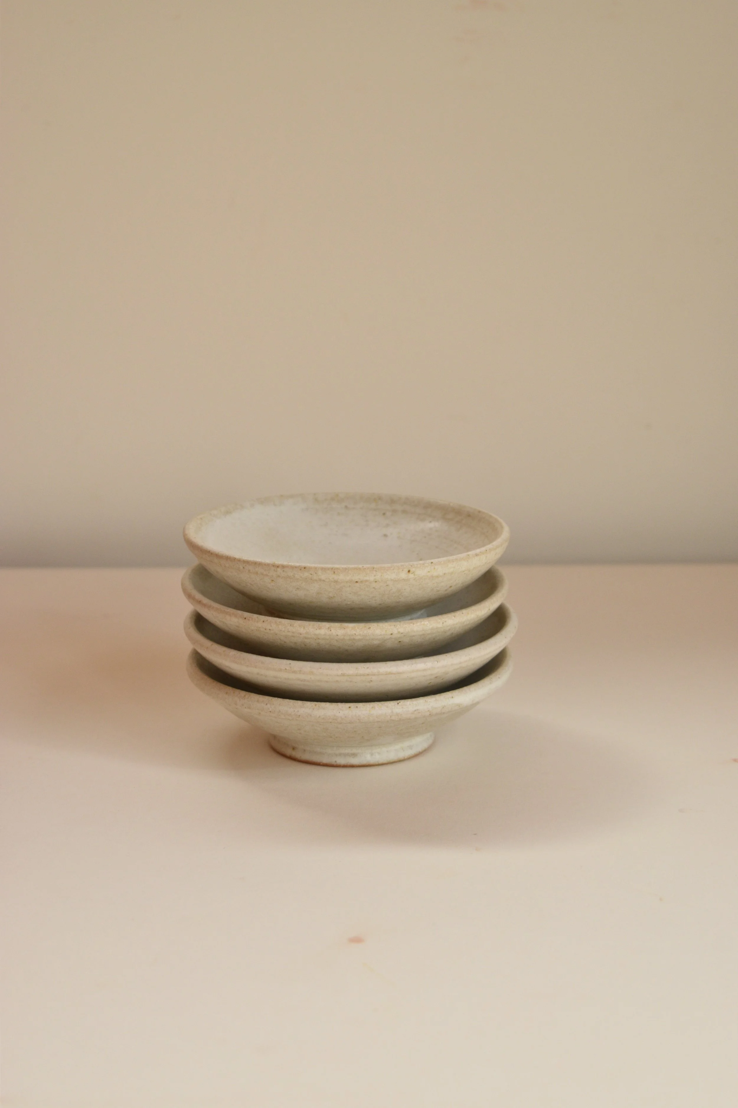 Small Footed Bowl -Stone