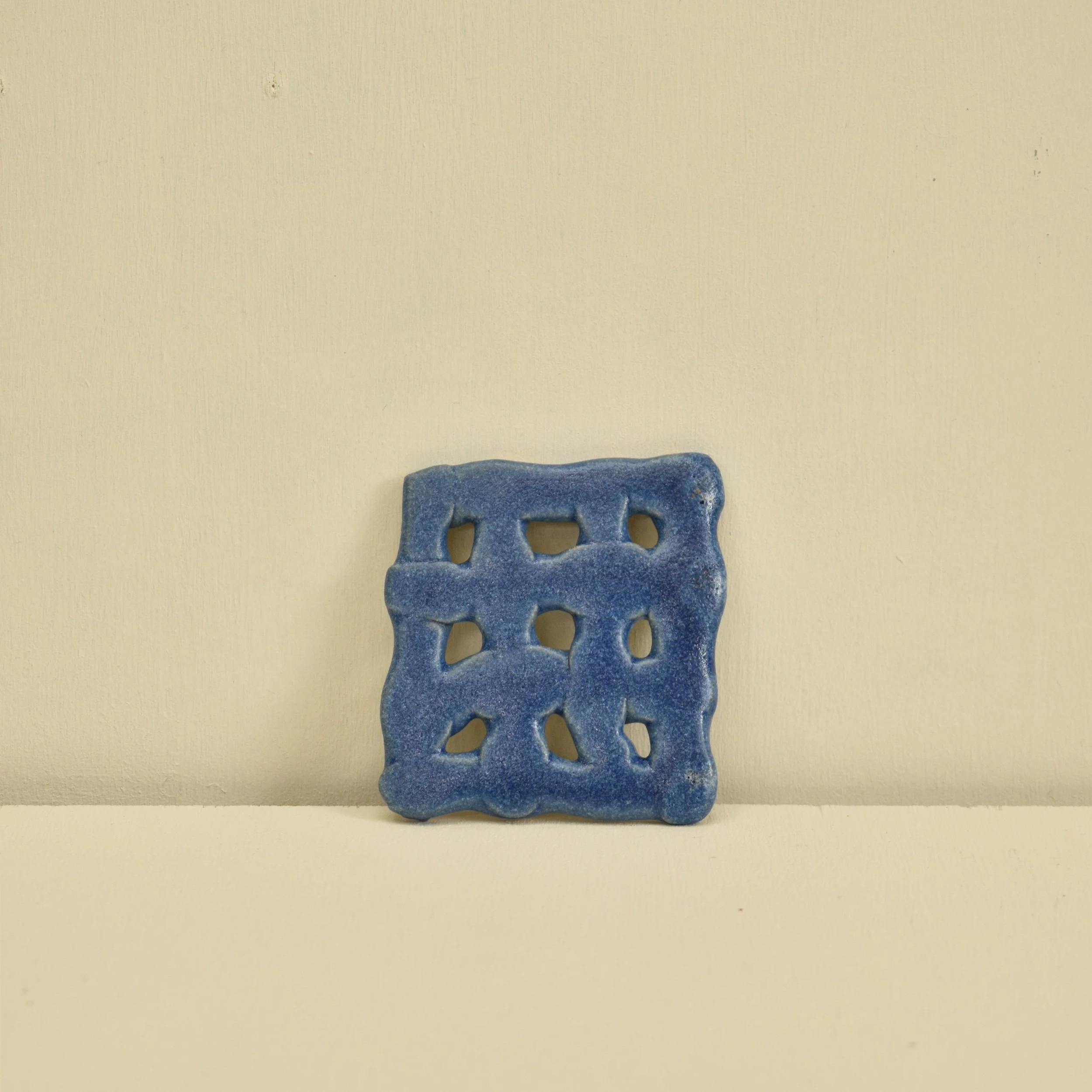 Square Clay Weaving - Cornflower 16