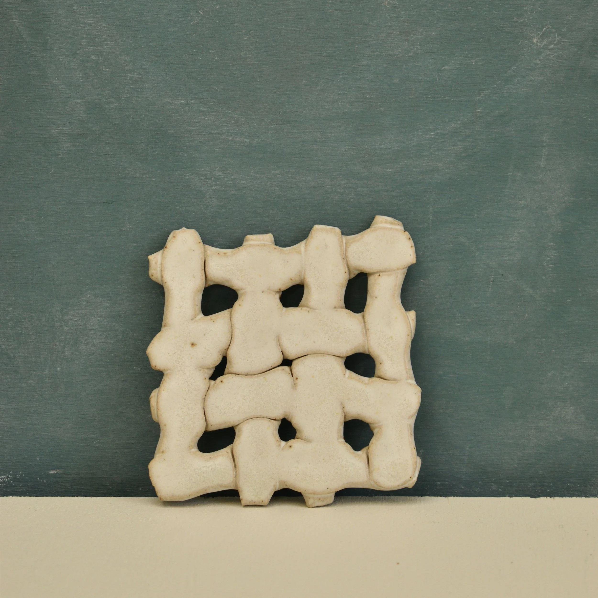 Square Clay Weaving - Stone 2