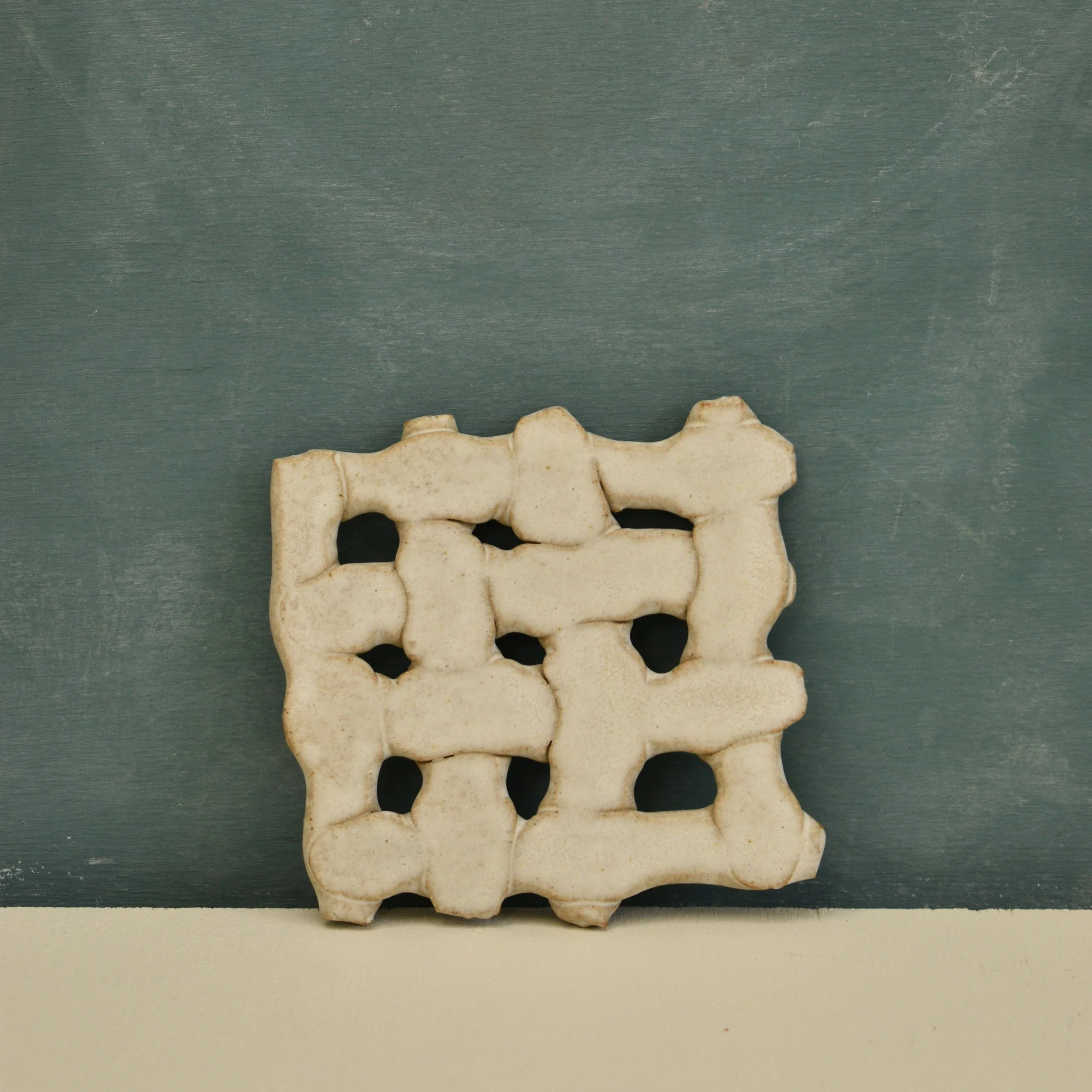 Square Clay Weaving - Stone 4