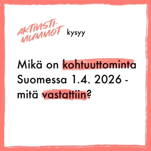 Mikä on kohtuuttominta?