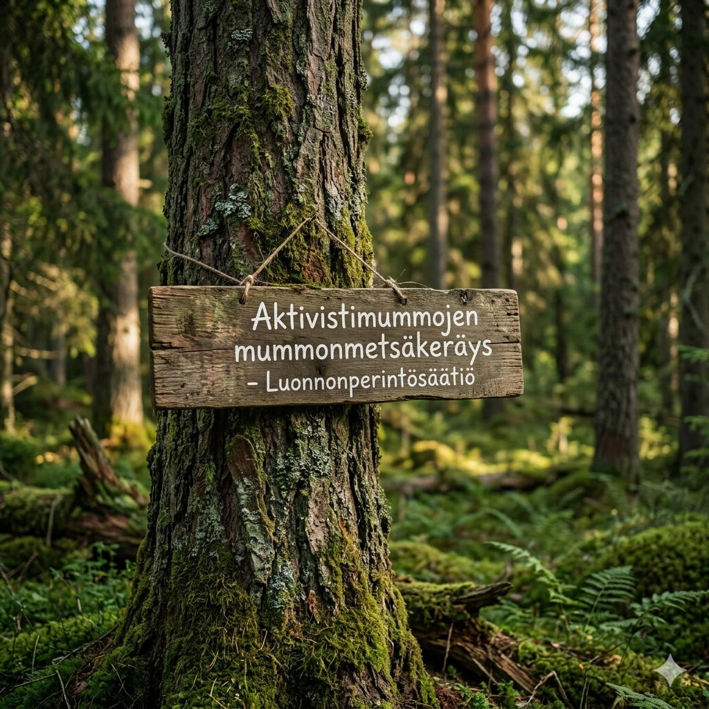 Äitienpäivälahjaksi Mummonmetsää