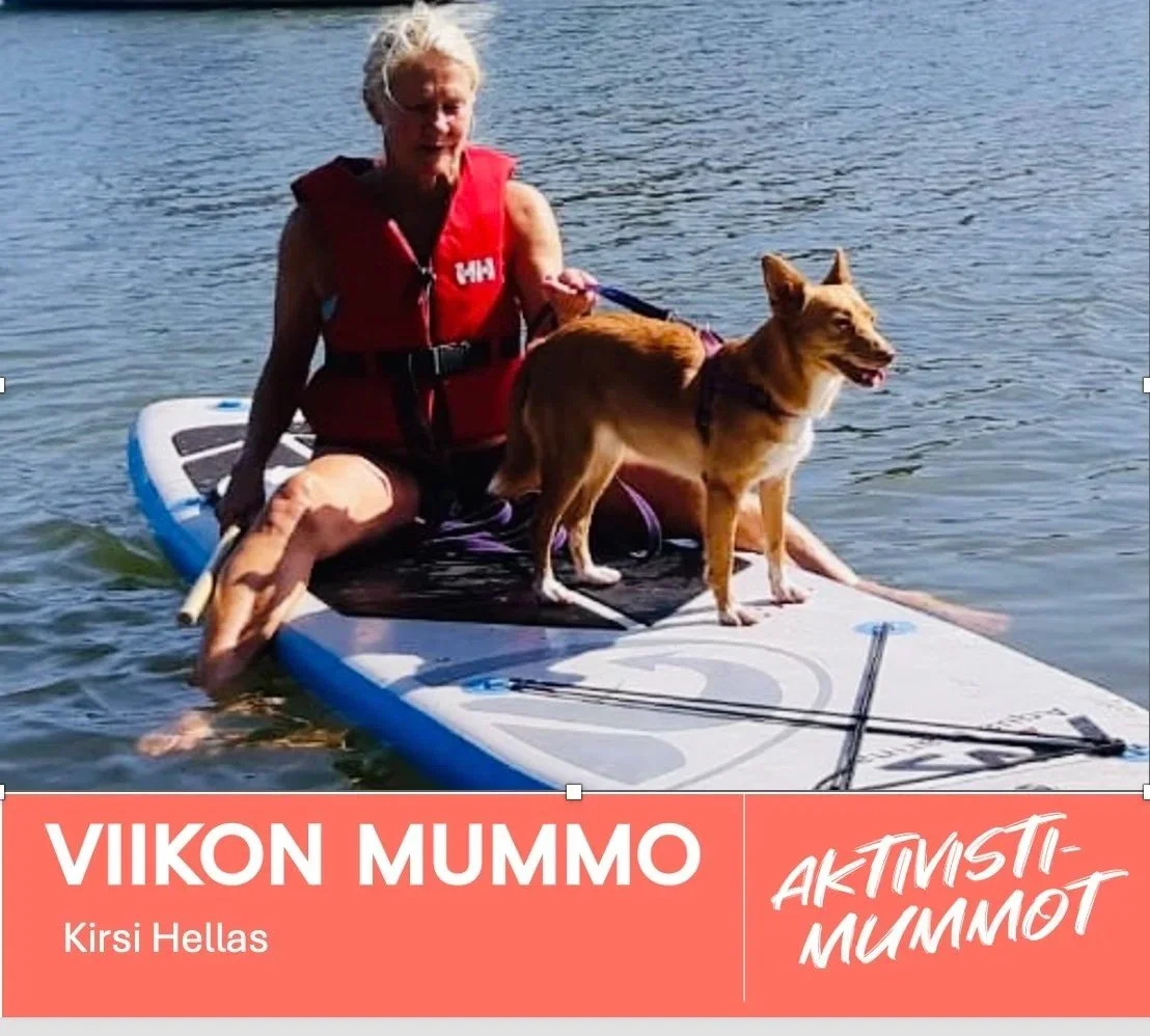 Viikon mummo 3. Kirsi Hellas