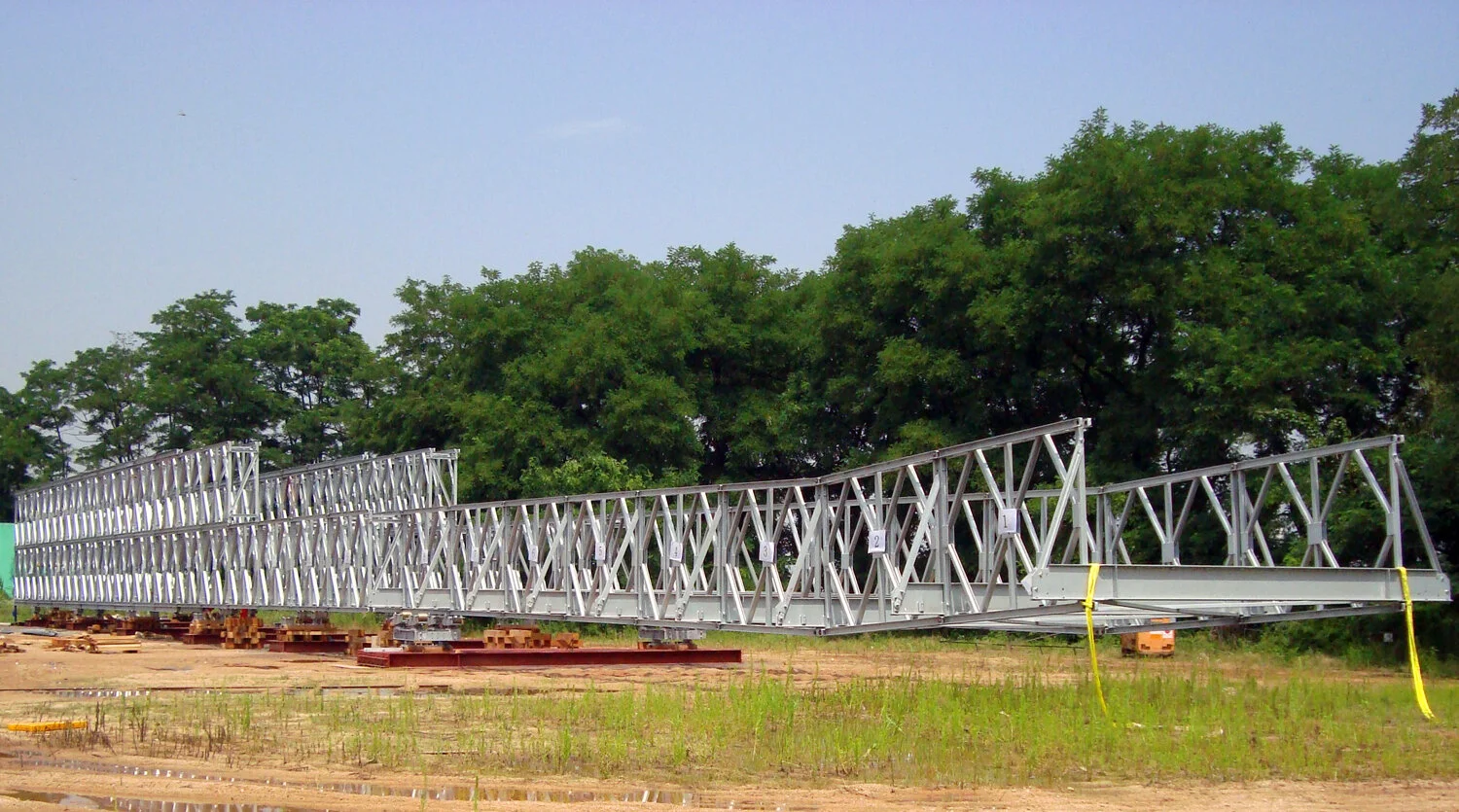 Panel Bridge Triangle Emergency panel bridge for Seoul — Waagner Biro Bridge Systems