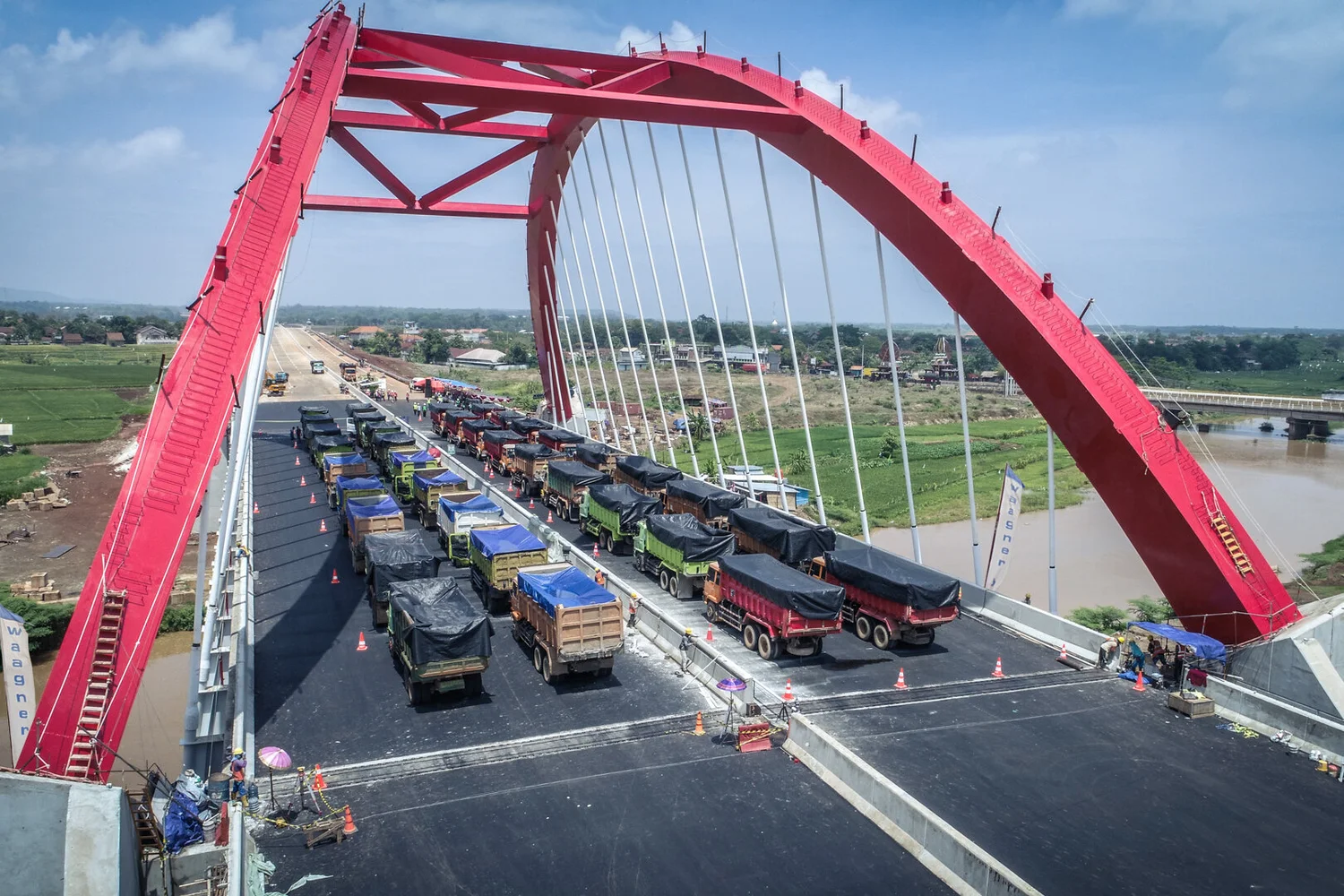 Kalikuto Bridge, Central Java — Waagner Biro Bridge Systems