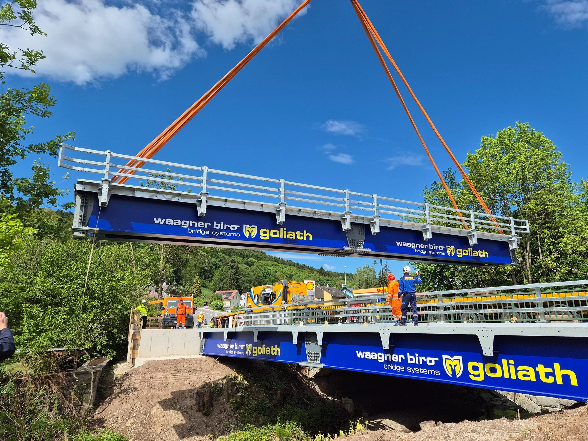Goliath Beam Bridge in Heiligenkreuz - Small Site meets Big Solution