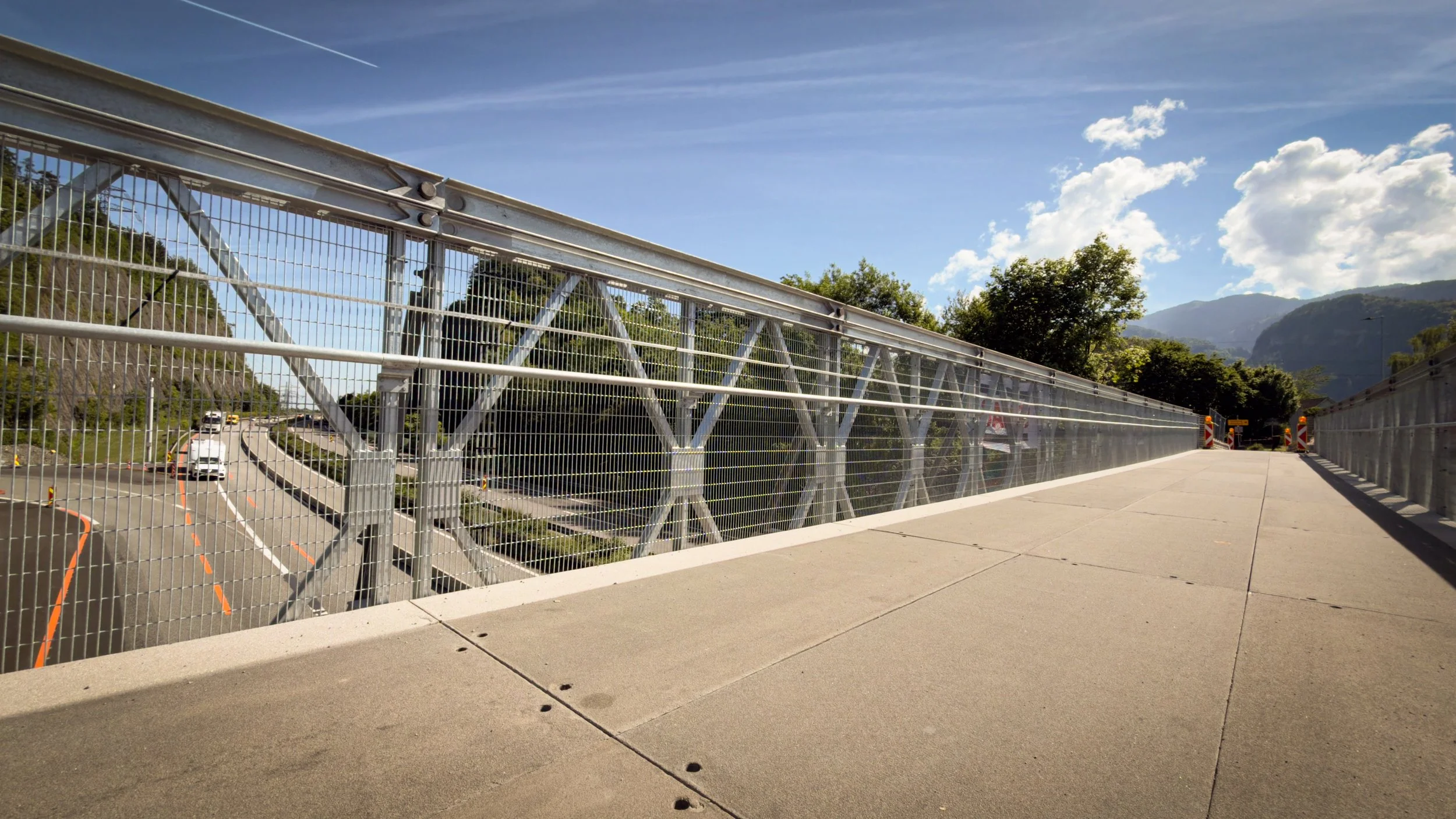 Waagner-Biro Panel Bridge in Götzis-Koblach, Austria – Safe Access over the motorway A14 during construction works