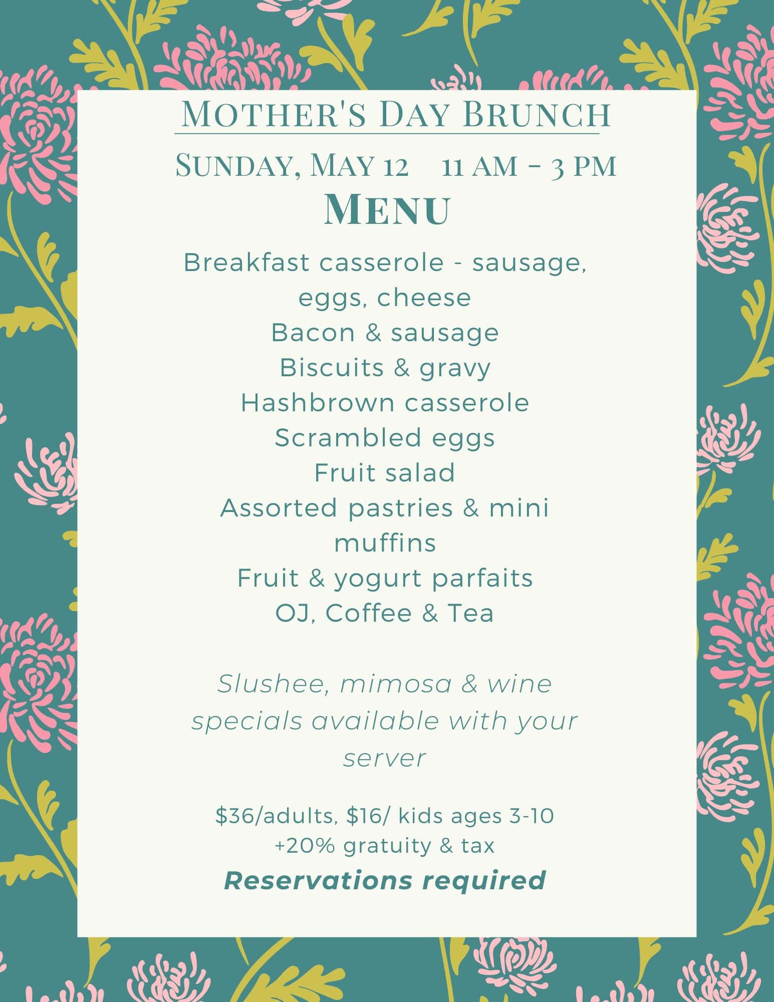 Mother's Day Brunch