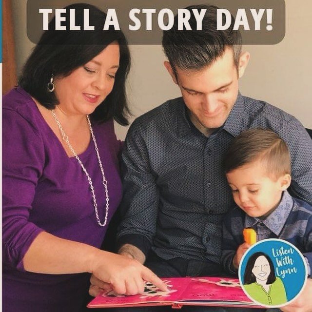 Today is TELL A STORY DAY - April 27th.

📗 Try reading wordless picture books together with your child.  They are a great way to build language, literacy, and storytelling skills. 

📖 First, take a picture walk and talk about the illustrations. Des