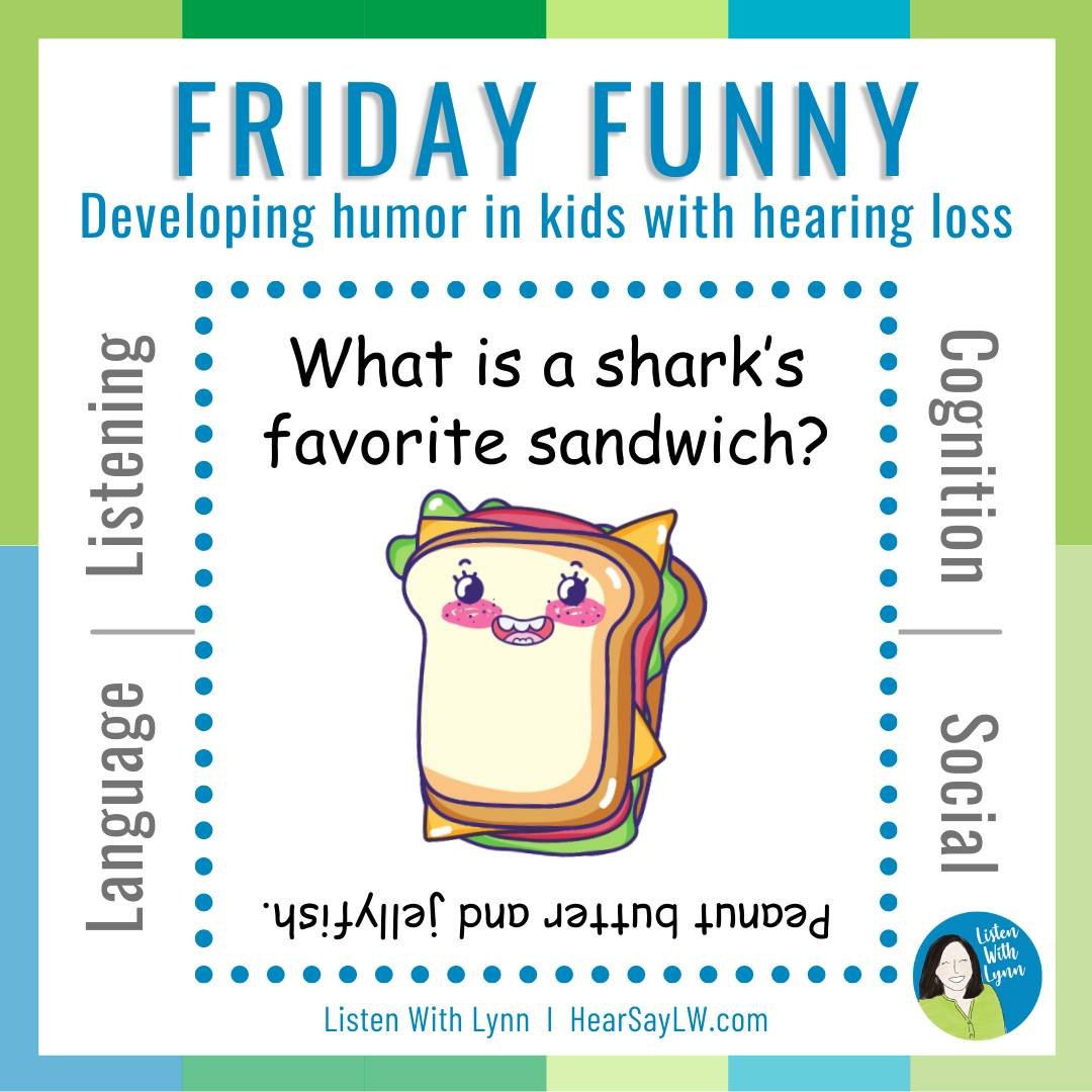 🧠 Teach a new joke every Friday to build listening, language, cognition, and social skills!

🤣 Take the time to explain the meaning and in no time your kids will understand what makes the joke funny.

🗨️ Then practice telling the joke to others.

