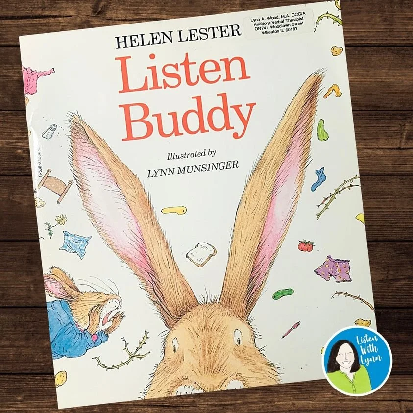 Despite his big, beautiful ears, Buddy doesn&rsquo;t listen. When his parents speak to him, he doesn&rsquo;t pay attention and mixes up the messages.

Listen Buddy by Helen Lester is my very favorite read-aloud to teach and review rules and strategie