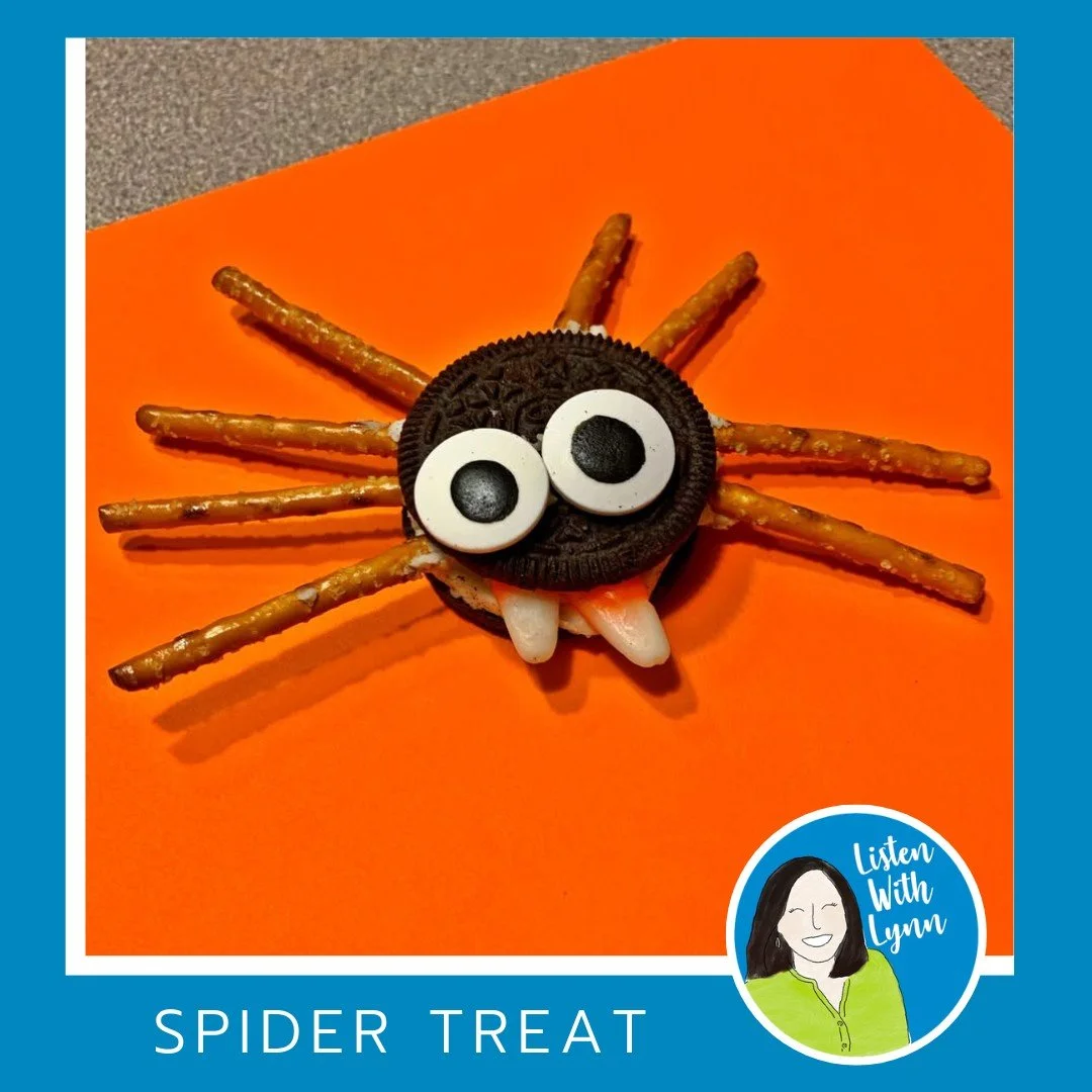 🕷️Halloween spiders 🕷️ for the win! Oreo spiders are just adorable, super simple to make, perfect for little kiddos and a fun, rich experiential listening and spoken language activity.
.
.
.
https://bit.ly/ListenWithLynnHalloween
.
.
.
#FTW #Hallow