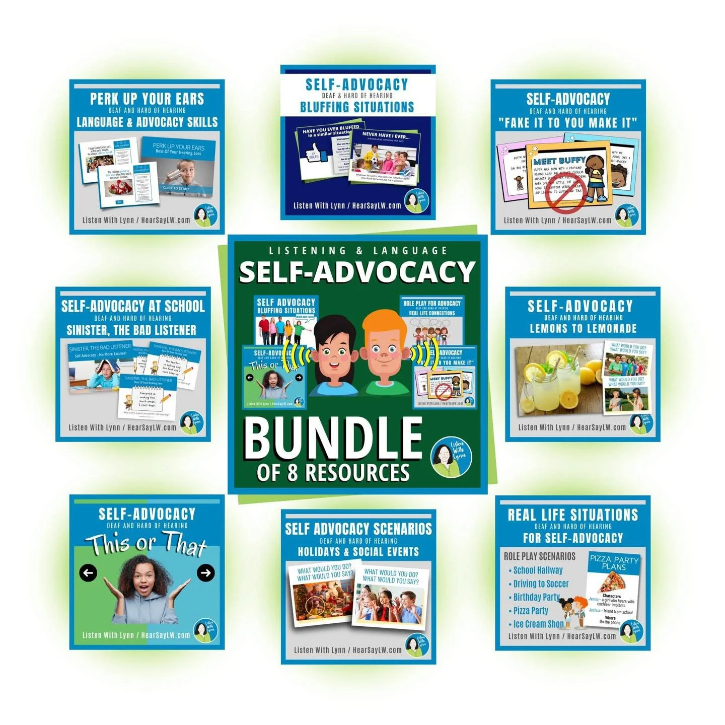 JUST IMAGINE 💭 Your Self-Advocacy Lessons Ready to Go!

Discover the time and money-saving bundle of eight activities and mini-lessons that target self-advocacy, auditory skills, following directions, and more.

⭐ BUNDLE LINK ➼ Explore the Bundle of