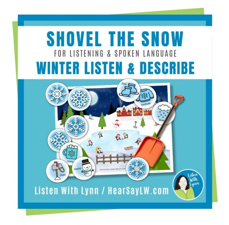 ❄️ SHOVEL THE SNOW is a listening and spoken language game where children practice using adjectives to describe winter-themed nouns. Each beautiful snowflake has a winter vocabulary picture and an adjective or a modifier. 

❄️ Shovel the Snow can boo