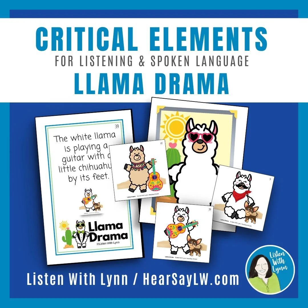 🦙 LLAMA DRAMA is an amusing following direction game with critical elements that get kids listening and engaged. Kids love the delightful llamas that challenge auditory working memory, comprehension, and auditory processing speed. The game uses desc