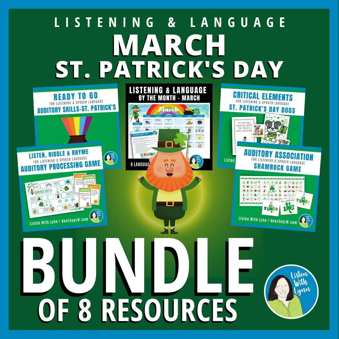 ☘️ St. Patrick&rsquo;s Day is the perfect opportunity to spark 🌟 imagination and add a little 🌈  magic in your listening and spoken language therapy sessions and school lessons.

No time to plan? You&rsquo;re in luck! 🍀
💚 I&rsquo;ve created fun a