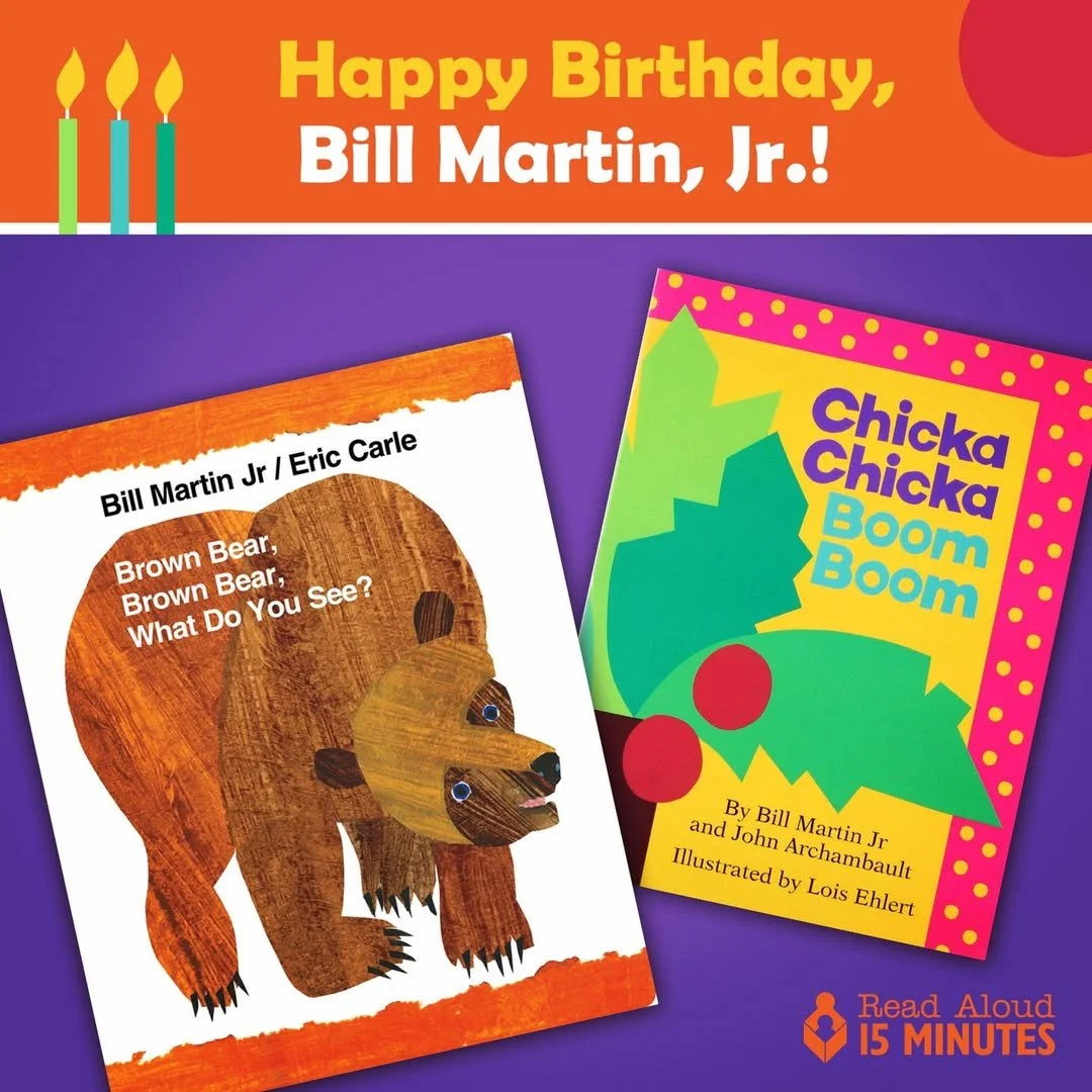 Bill Martin, Jr. (1916&ndash;2004) has been called &ldquo;America's favorite children's author&rdquo;. 
Bill Martin Jr.'s books are fantastic for LSL auditory verbal therapy because they are rhythmic, repetitive, and engaging. I use "Barn Dance,
