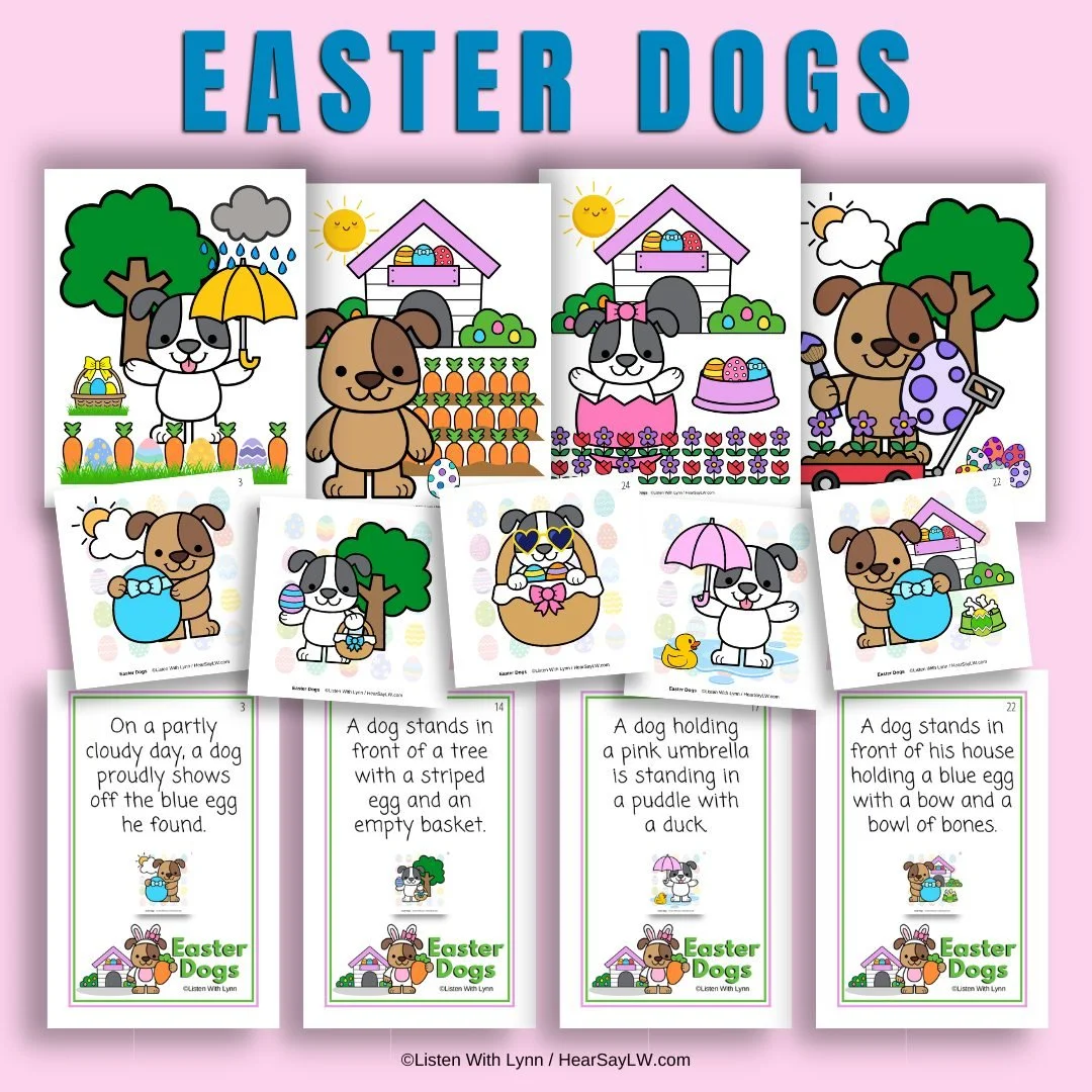 🌸 EASTER DOGS 🐶 - the latest addition to my popular Listening for Critical Elements series!
.
🌸 🐶 ➼  LINK - https://bit.ly/EasterDogs
.
➼ LINK - https://bit.ly/ShopListenWithLynn
.
.
.
#dhh #DeafEd #slpeeps #ashaigers #ListenWithLynn #listeningan