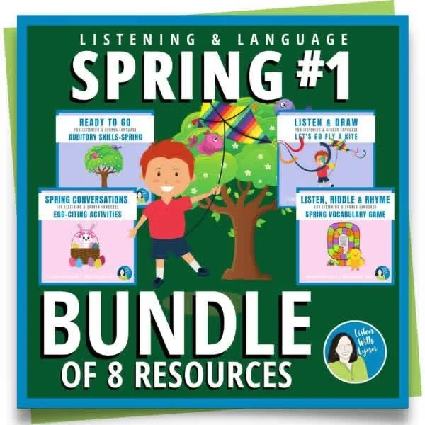 🌷 Take it easy with the Spring bundles of listening and language games and resources.
🌷 Spring Link - https://bit.ly/SPRINGLSL
.
🛒 Link - https://bit.ly/ShopListenWithLynn
.
.
.
 #ListenWithLynn #listeningandspokenlanguage #auditoryverbaltherapy #
