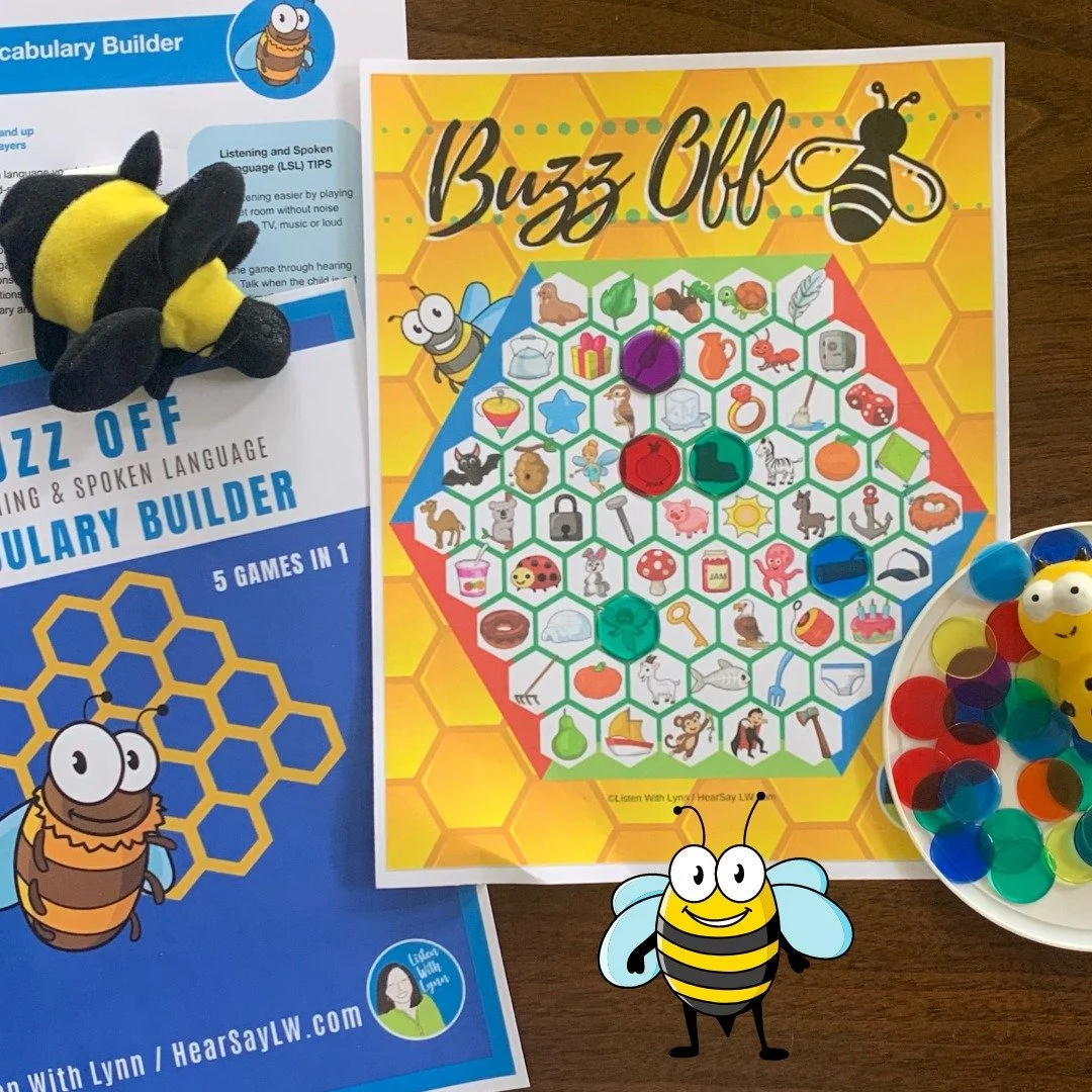 🐝 BUZZ OFF is the ultimate listening &amp; spoken language game with 5 exciting ways to play&mdash;perfect for individual sessions or small groups (1&ndash;4 players)!

🎲 What&rsquo;s Inside?
🧠 Game 1: Auditory Identification
🧠 Game 2: Auditory M