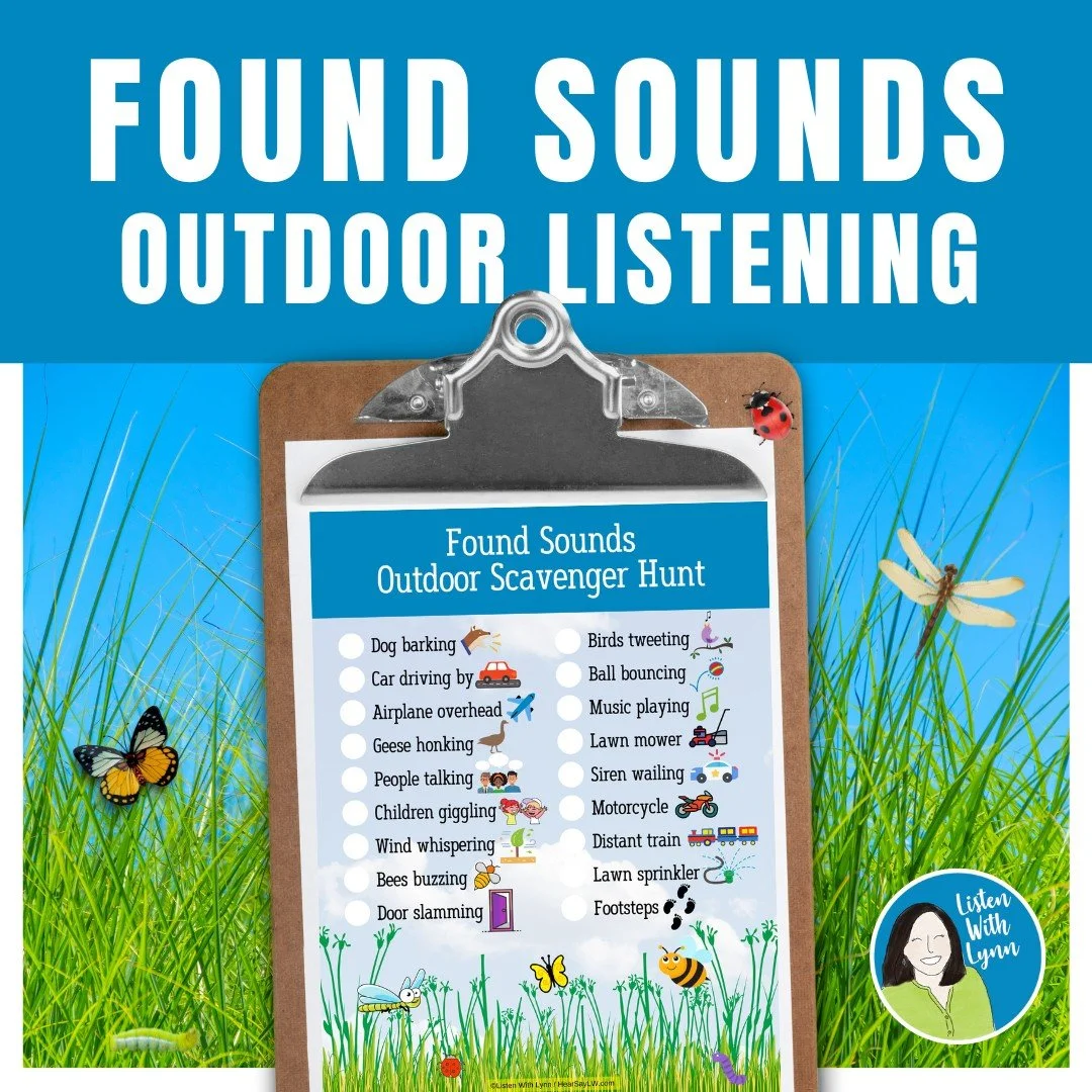 Spend 🌎 EARTH DAY 🌎 on a FOUND SOUNDS  Outdoor Hunt listening, identifying, and localizing outdoor sounds. 

LINKS - 
👂🏼 FOUND SOUNDS ➼  https://www.teacherspayteachers.com/Product/Outdoor-Listening-Hunt-FOUND-SOUNDS-Builds-Descriptive-Language-D