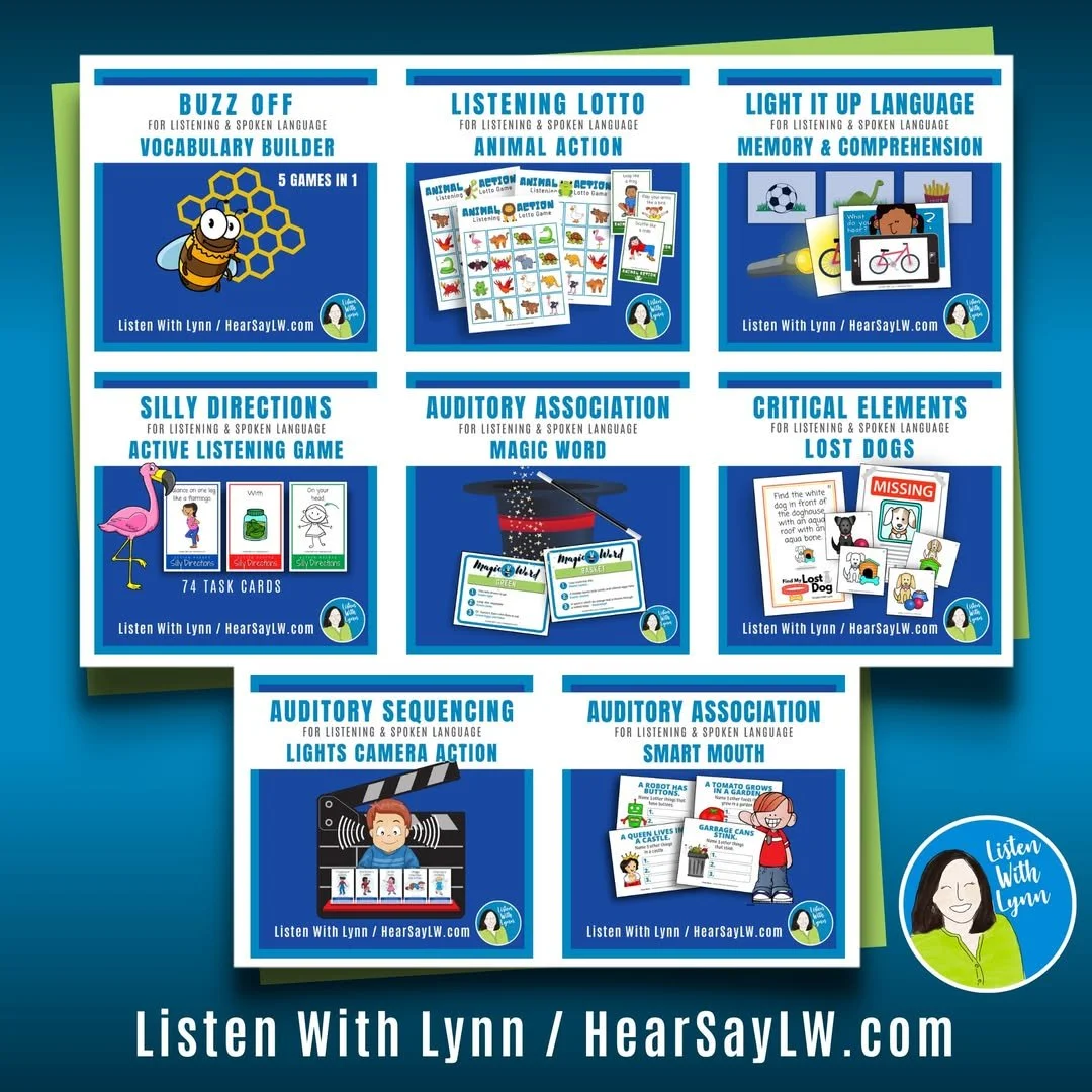 🔥 The TPT Site Wide Sale is happening now! 🔥
 
 ⭐ On Thursday, May 7th, my ENTIRE STORE is 25% off. 

 🔥 LINK: http://bit.ly/ListenWithLynn
 
⭐ All of my BUNDLES are double-discounted during the sale! Normally, bundles are 20% off, but with the sa