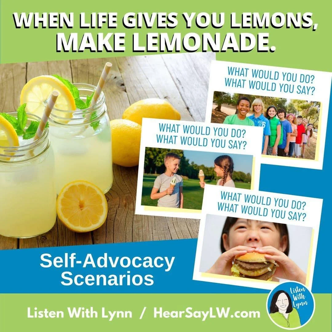 🍋 Looking for a fun and effective way to target self-advocacy skills with children who are deaf and hard of hearing?

🍋 Popular activity with kids and no prep for you!

🍋 Check out a variety of no-prep resources that kids love while helping them b
