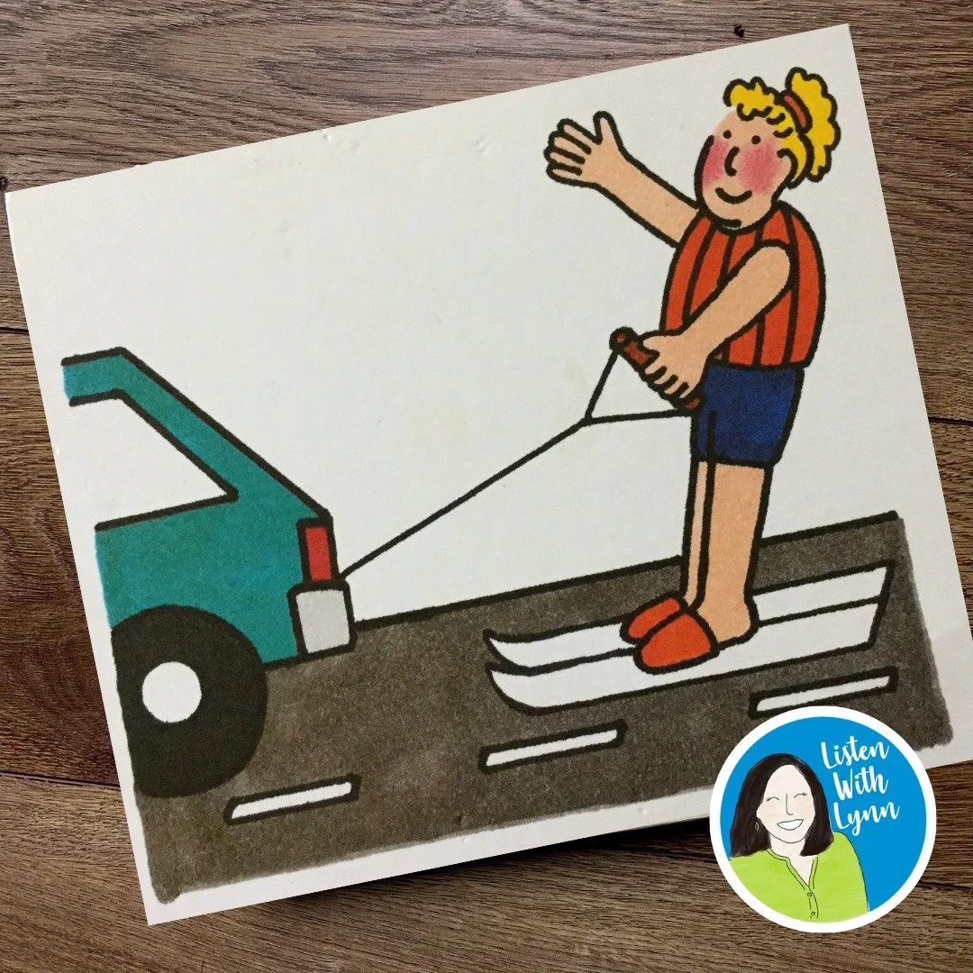 😂 Listening and language fun today with summer absurdities. Absurdity is at the core of both critical cause-and-effect thinking and basic humor.
 
😂 An instant smile appears whenever a child begins to describe the water skier on the road or the Sta