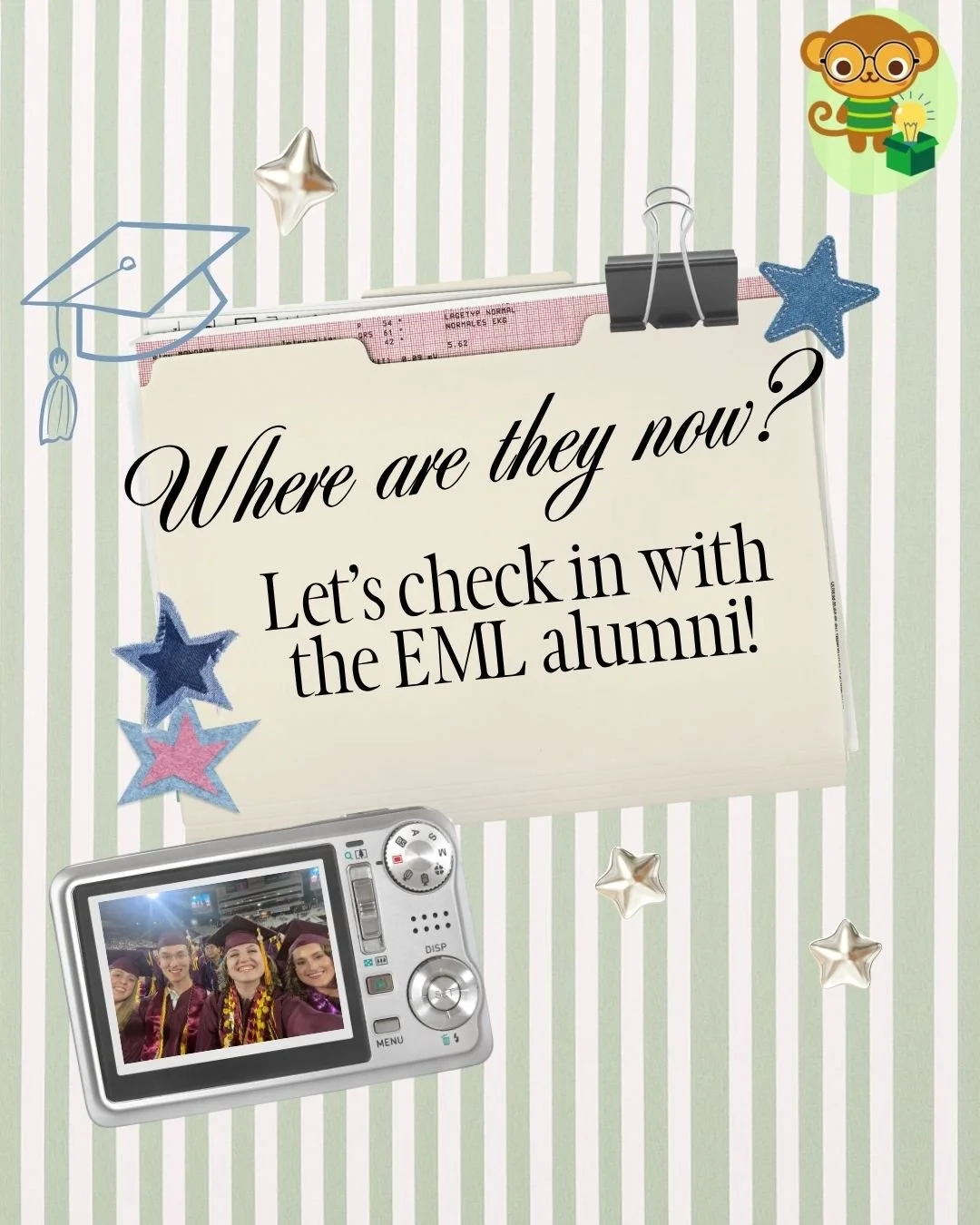 Where are the EML alumni now? 

Check out what some of our past alumni have been up to post-grad! We love staying connected with our alumni and following along on their journey!

The EML misses you and is so proud of you all! 💚🎉

#EmergingMindsLab 