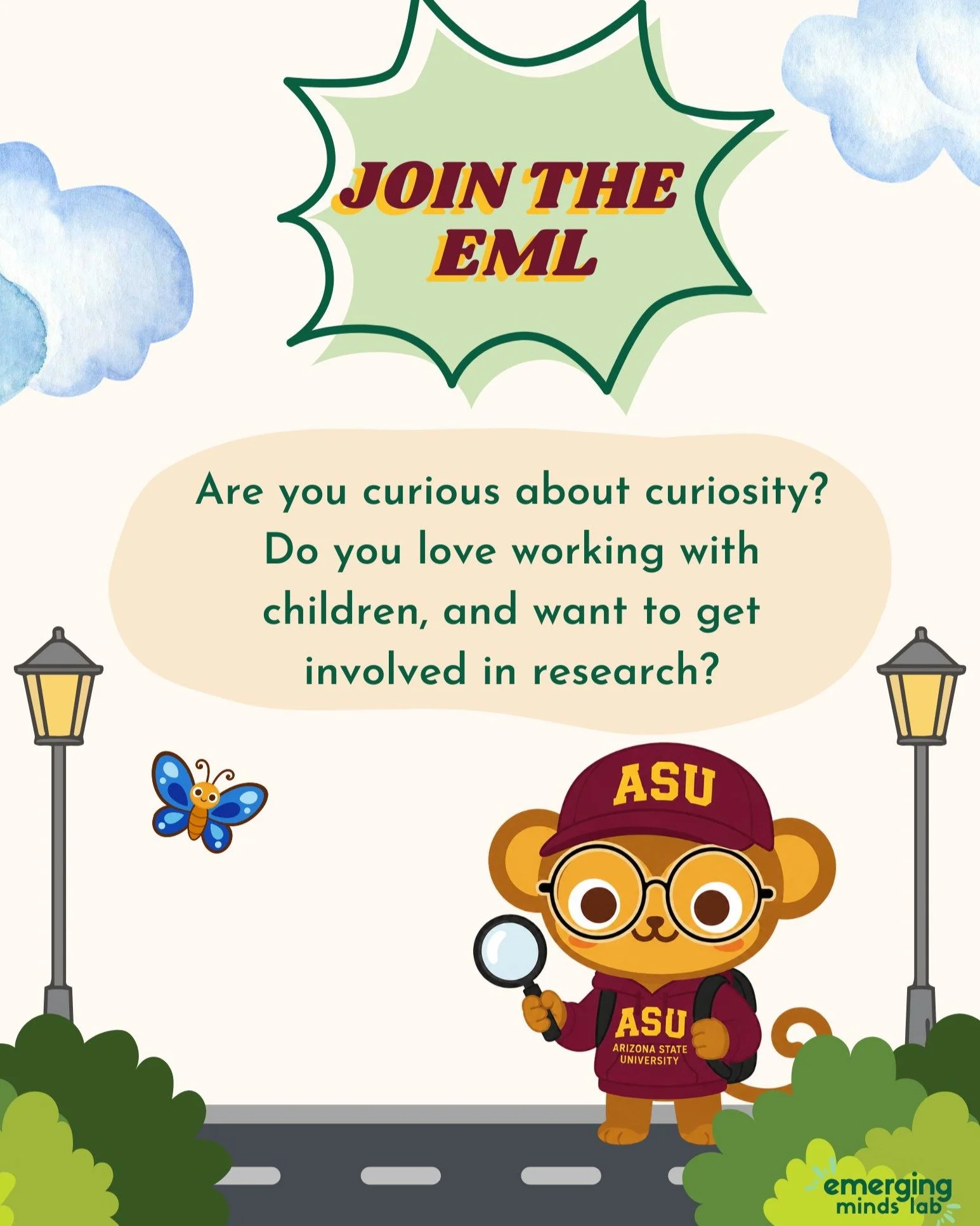 Calling New RA's! 📣🌟

Are you interested in getting involved in research? Are you interested in working with children? 

The EML is looking to add new members to our team! 🔎

Applications are now open for new RA positions! Apply today to be a part
