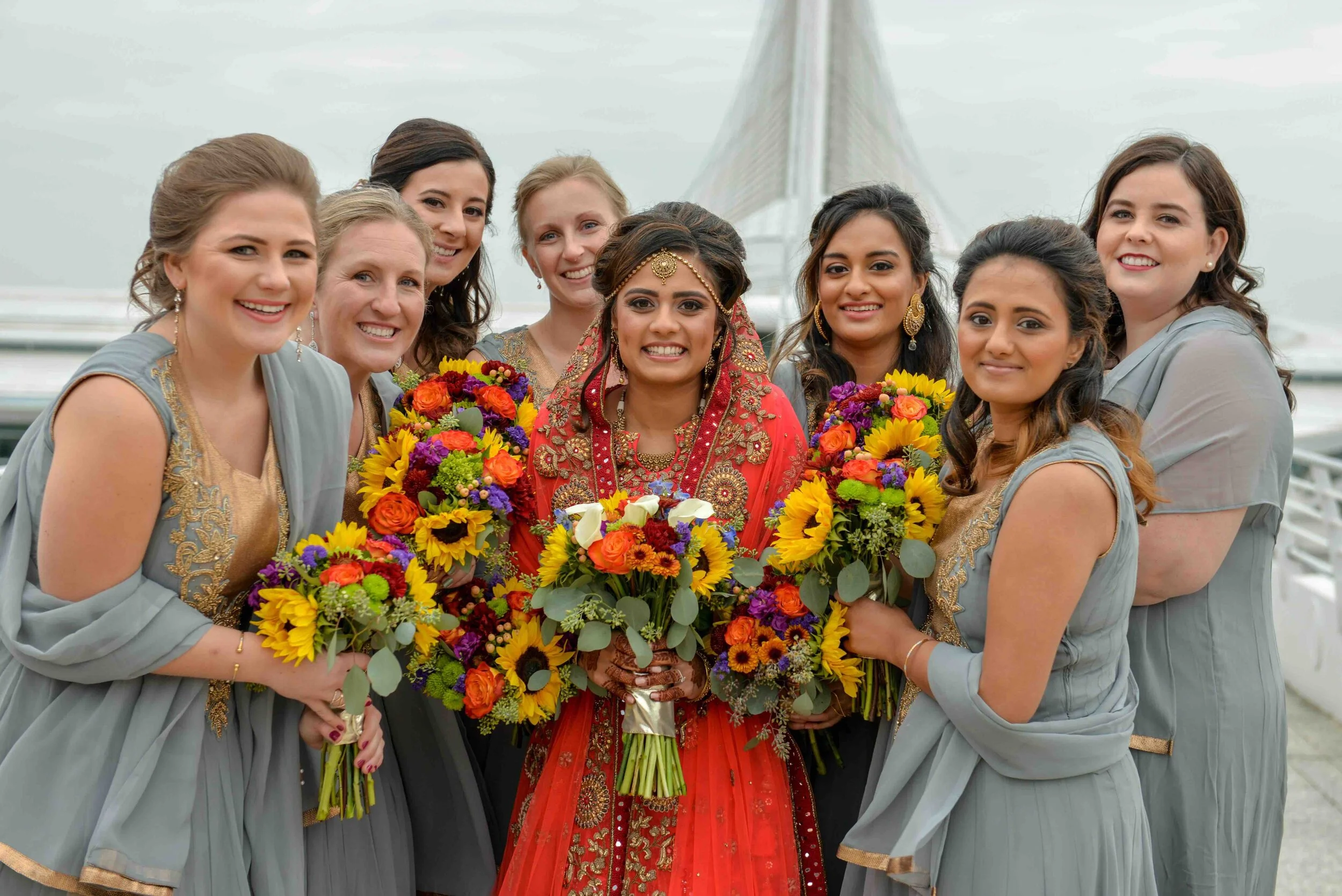 Elegant bridal updo for Maharani wedding