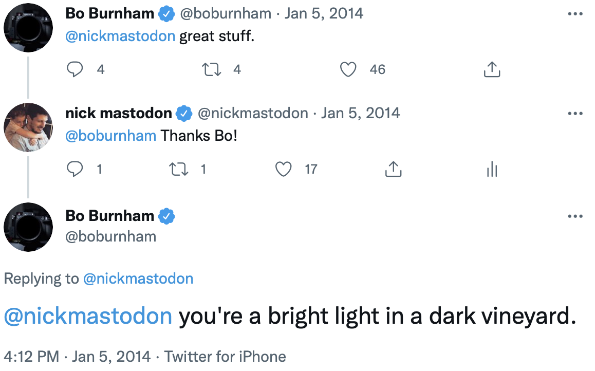 Some kind words from a fan