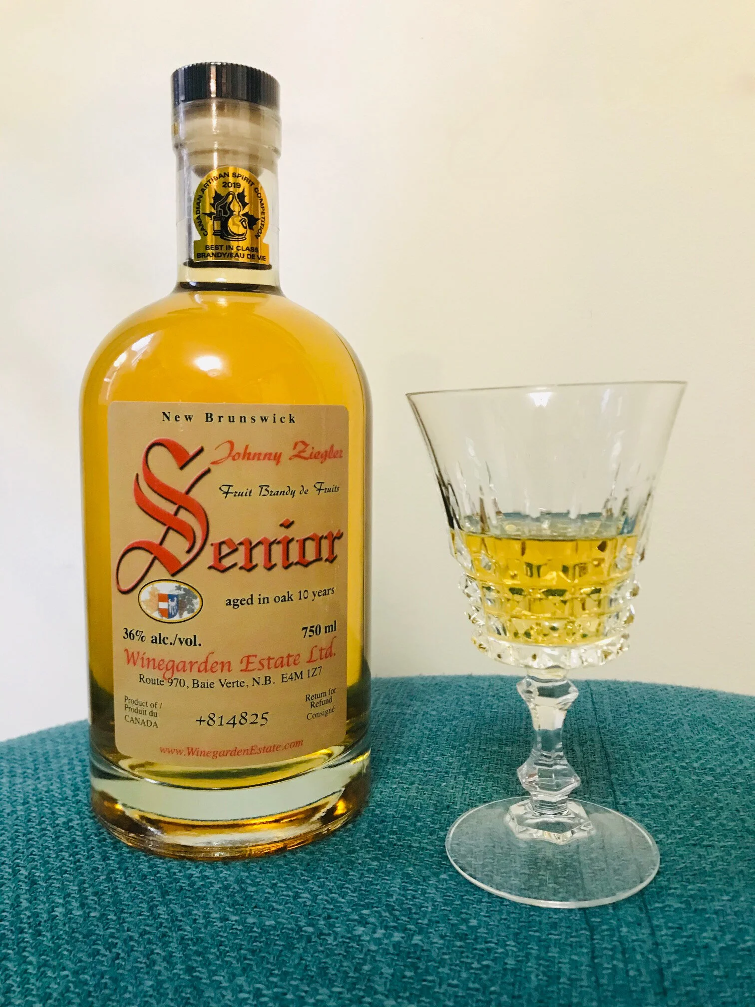 Johnny Zieglar Senior Fruit Brandy