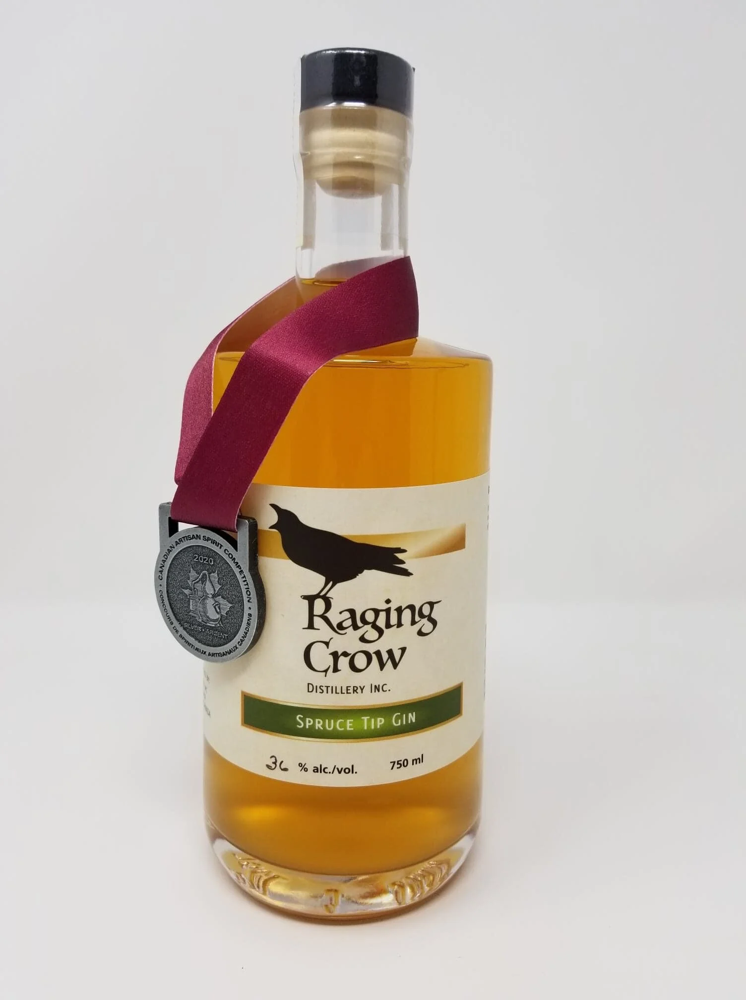 Rewarding the Crow with Spruce Tips 