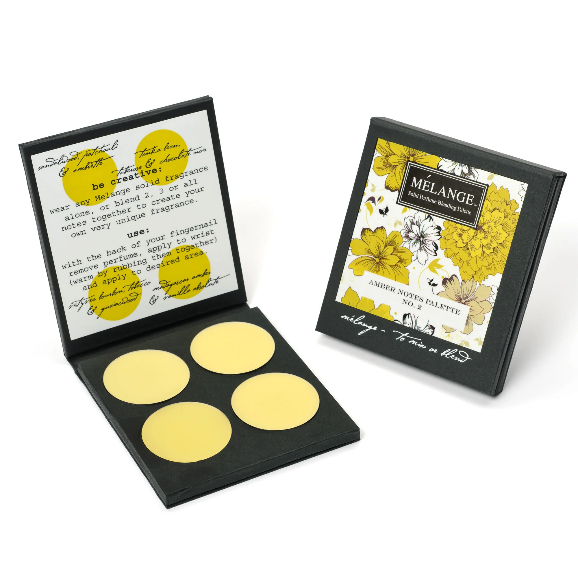 Solid Perfume Blending Palette: Amber Notes No.2