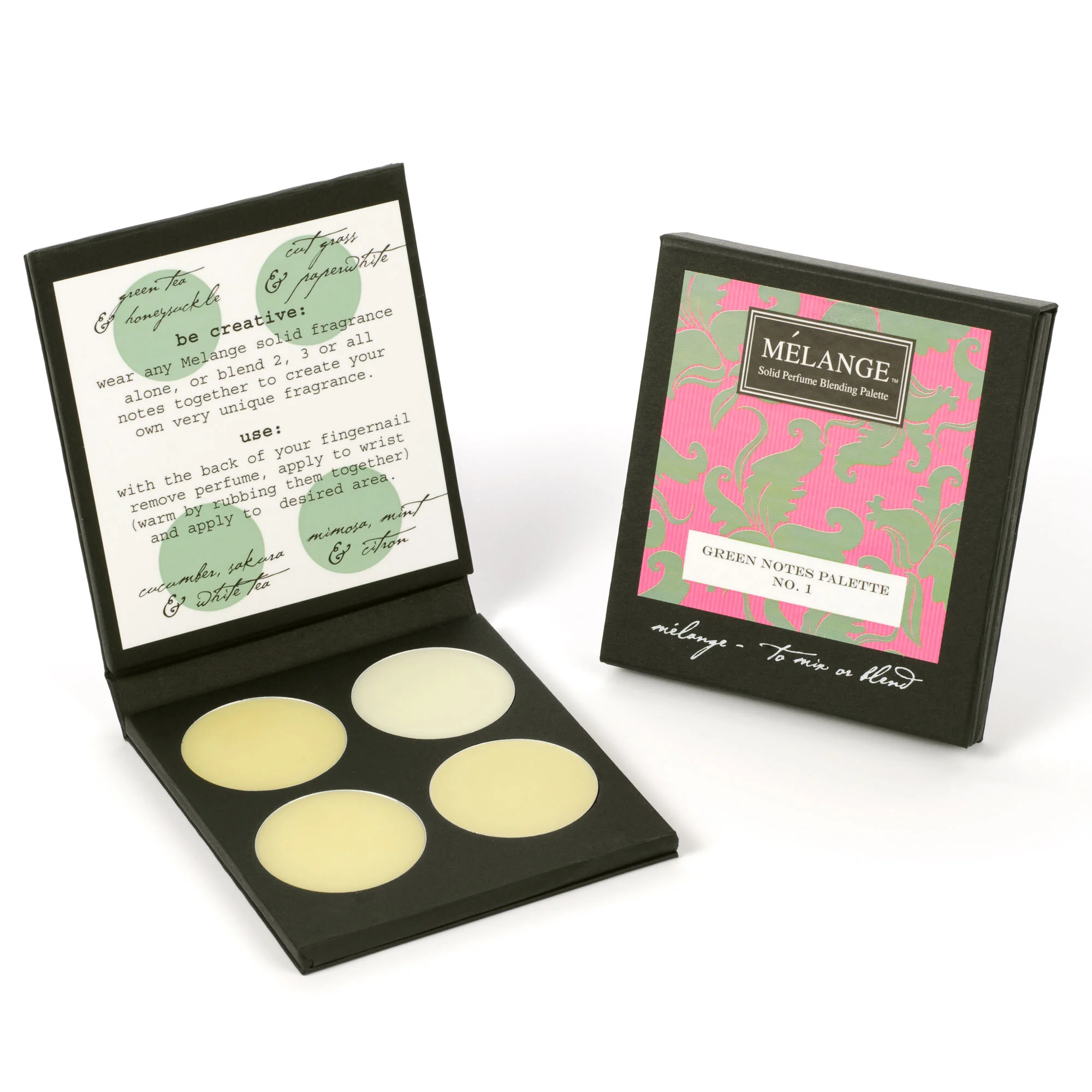 Solid Perfume Blending Palette: Green Notes No.1